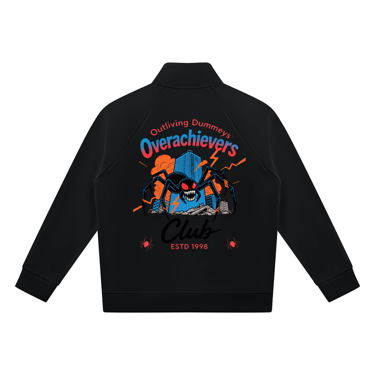 Overachievers Club' Stand Collar Jacket