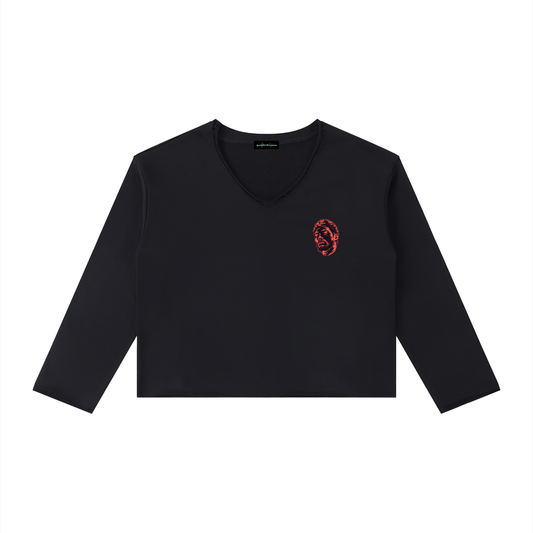 Overachievers Club' Women's Raw Hem Long Sleeve T-Shirt & Sweatpant