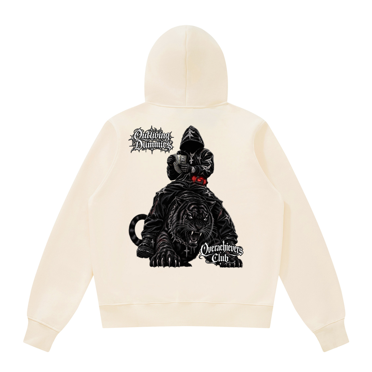 Overachievers Club' Oversized Boxy Fleece Hoodie, Sweatshirt, Sweatpant & Shorts Fit