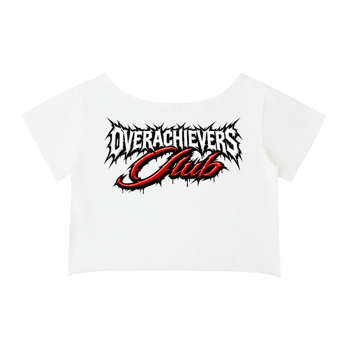 Kanye' Off-Shoulder Rolled Hem T-Shirt