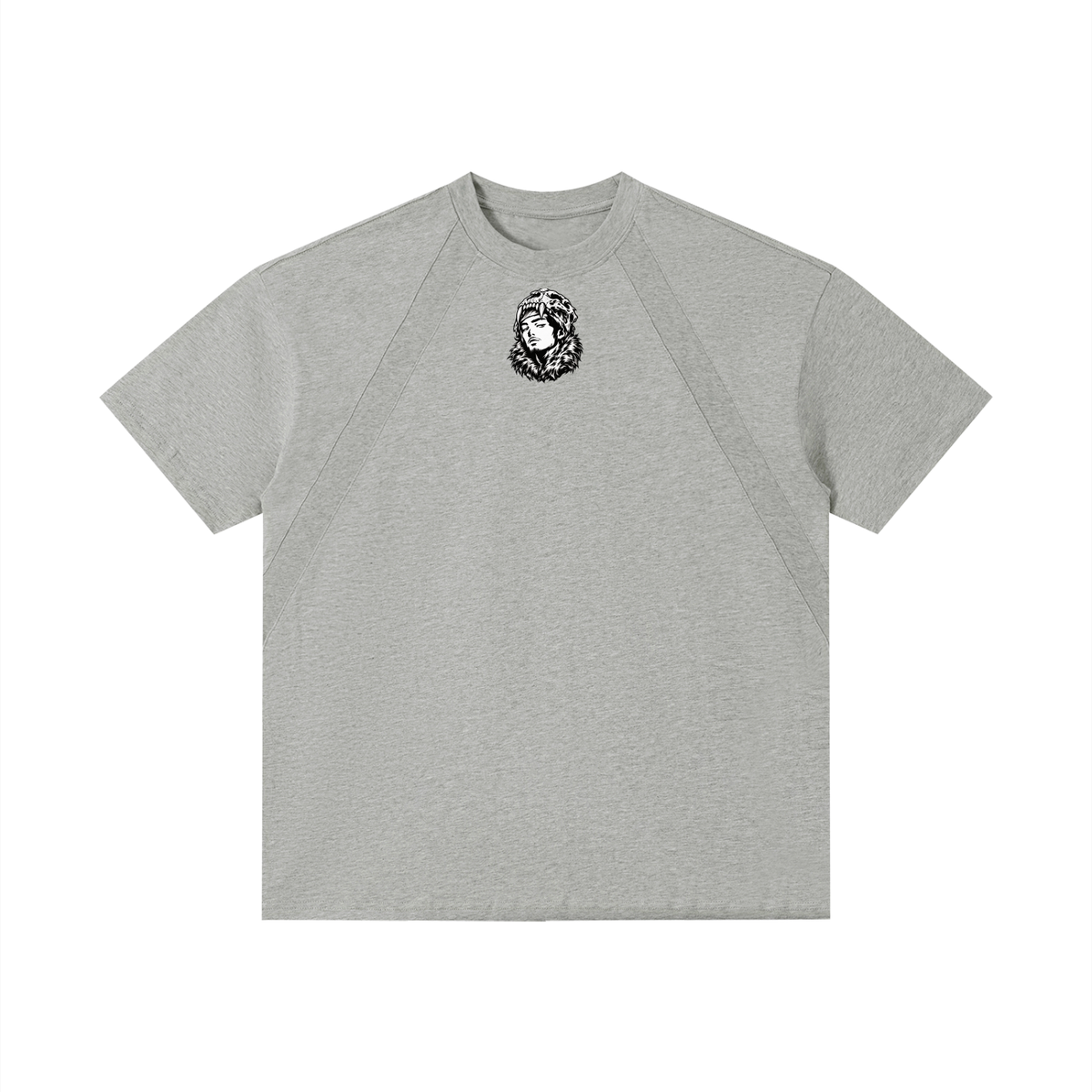 Camiseta con paneles tonales