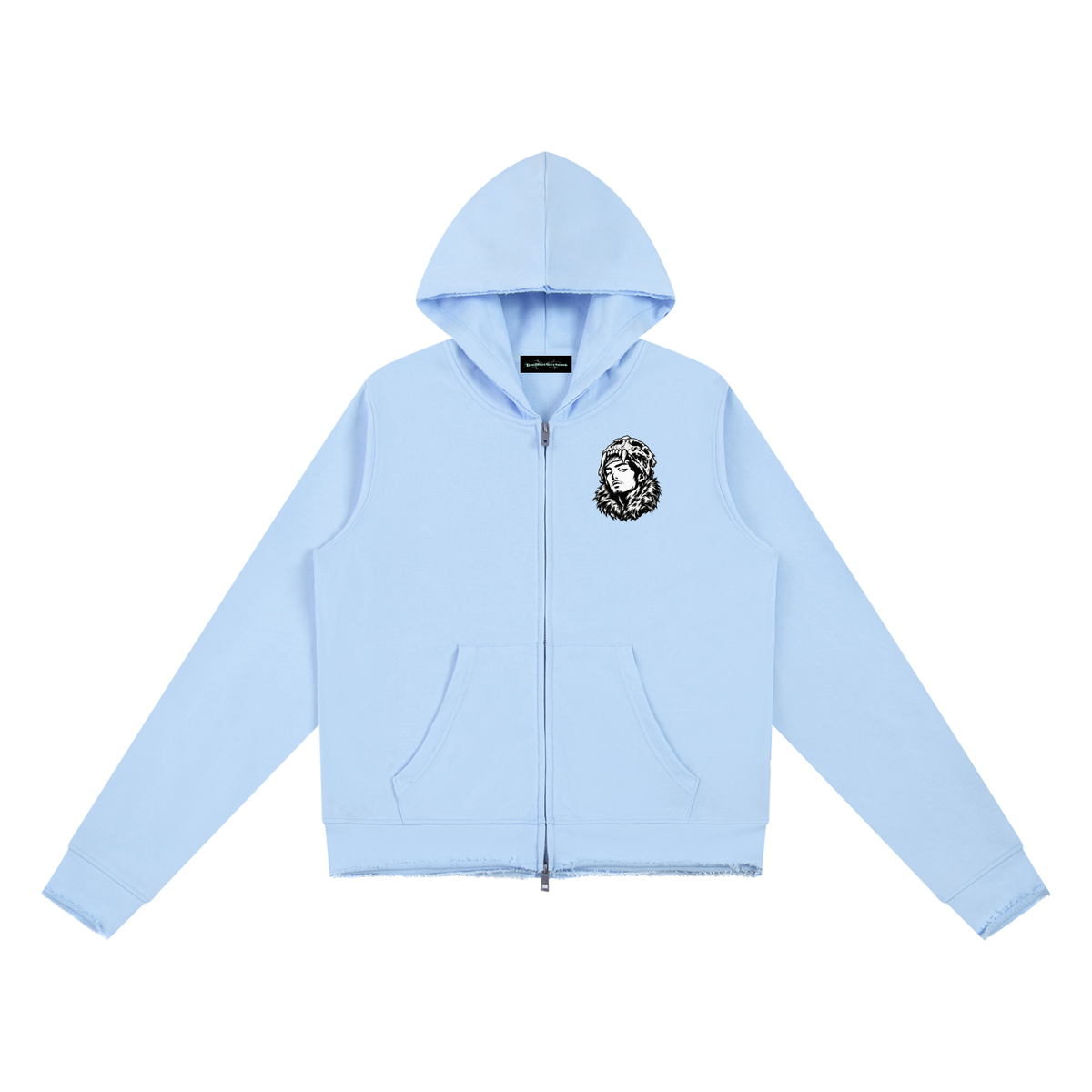 Overachievers Club' Women’s Raw Edge Full Zip Hoodie & Sweatpants