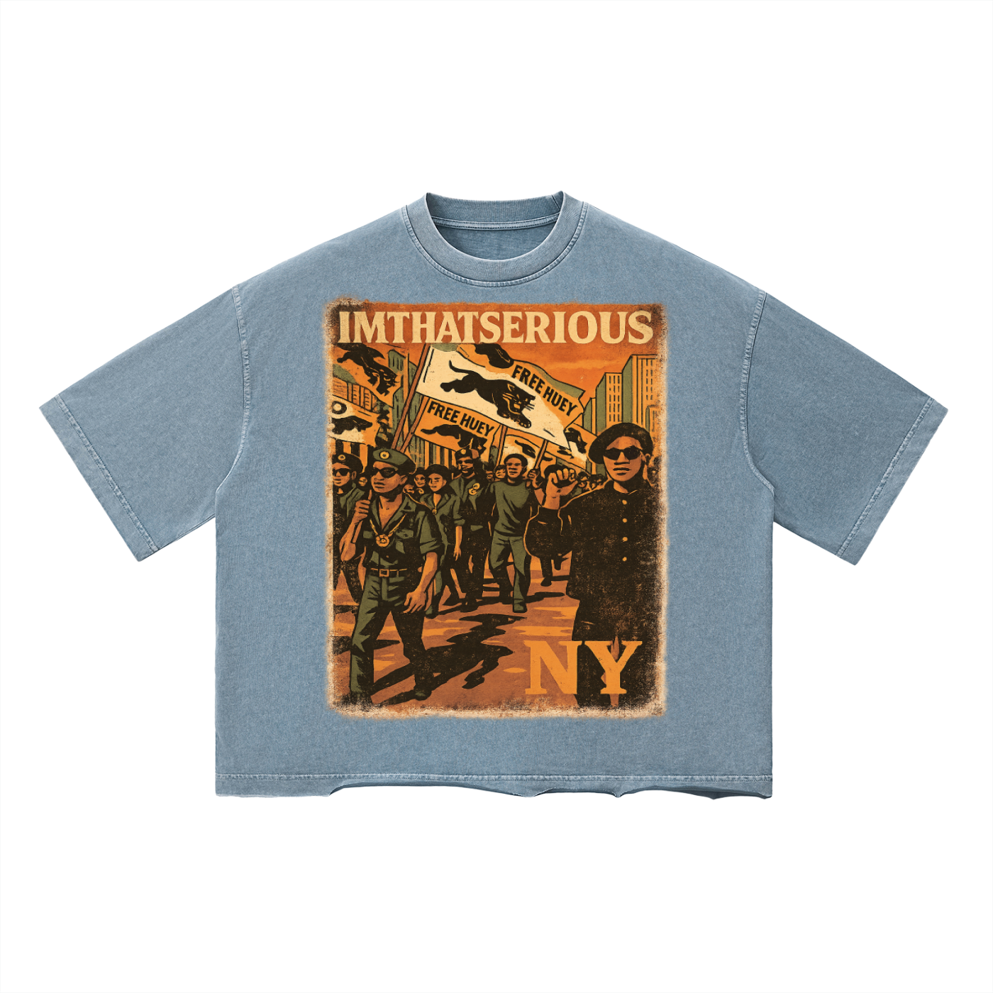 Unisex Vintage Wash Boxy T-Shirt