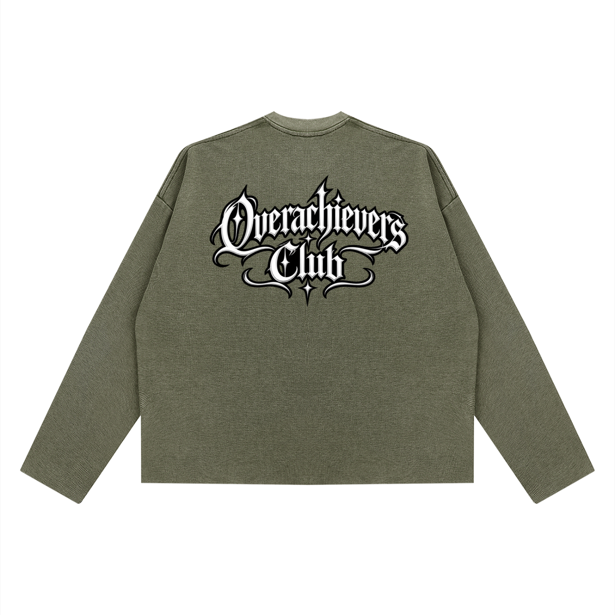 Youngboy' Vintage Wash Boxy Waffle Long Sleeve T-Shirt