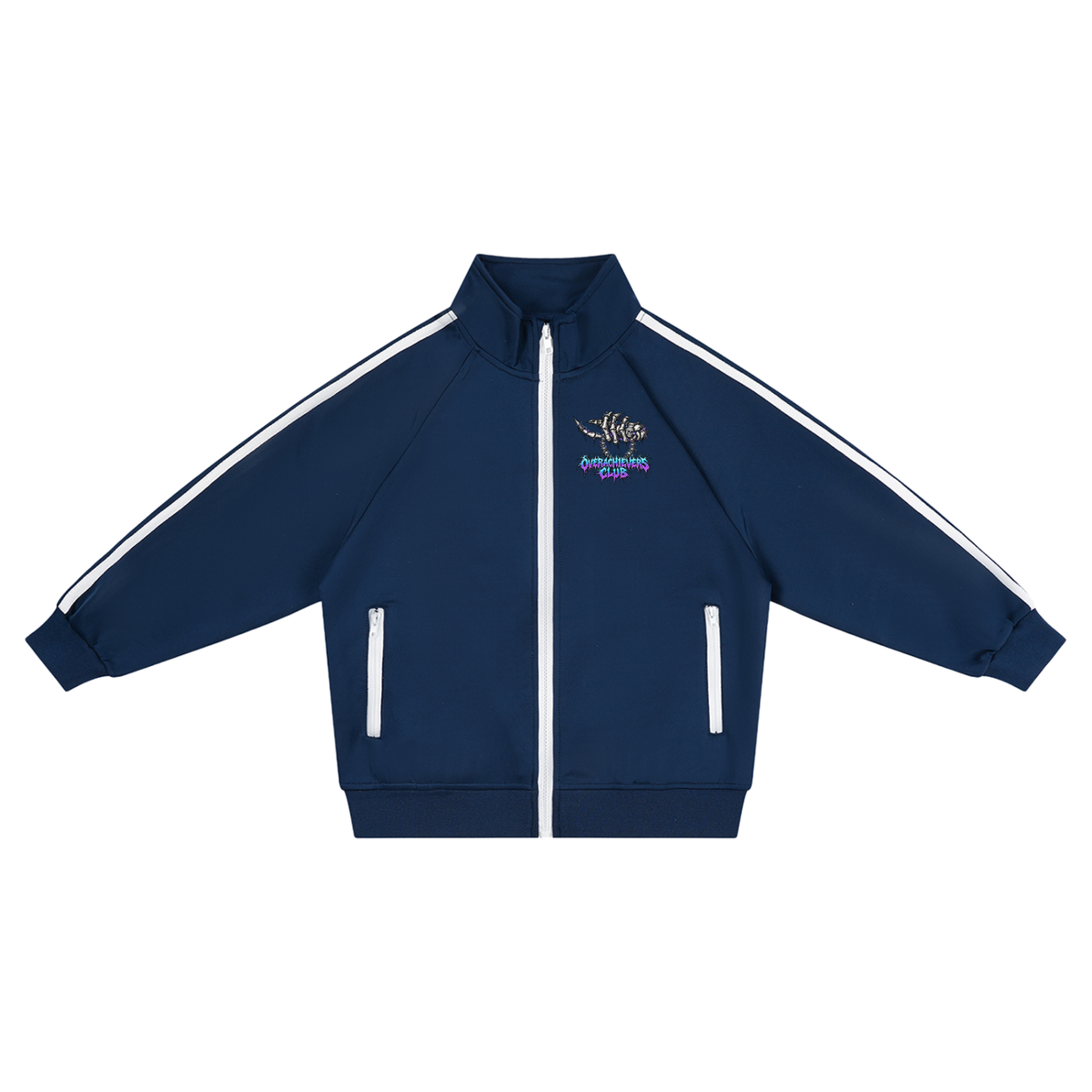 Overachievers Club' Kids’ Contrast Tape Coach Jacket & Sweatpant