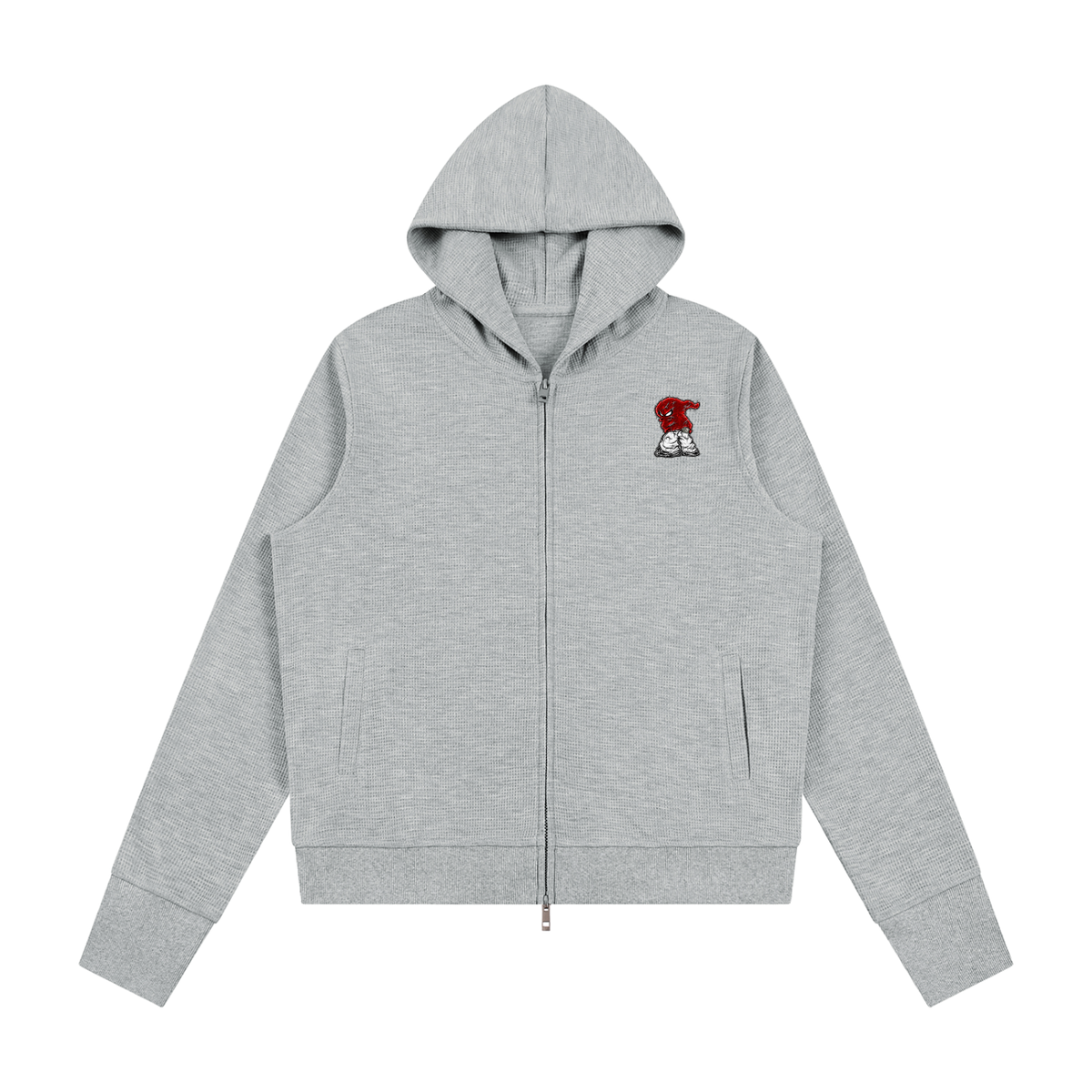 Overachievers Club' Women's Waffle Full Zip Hoodie