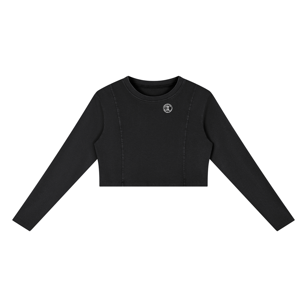 Overachievers Club' Women's Mineral Wash Crop Sweatshirt
