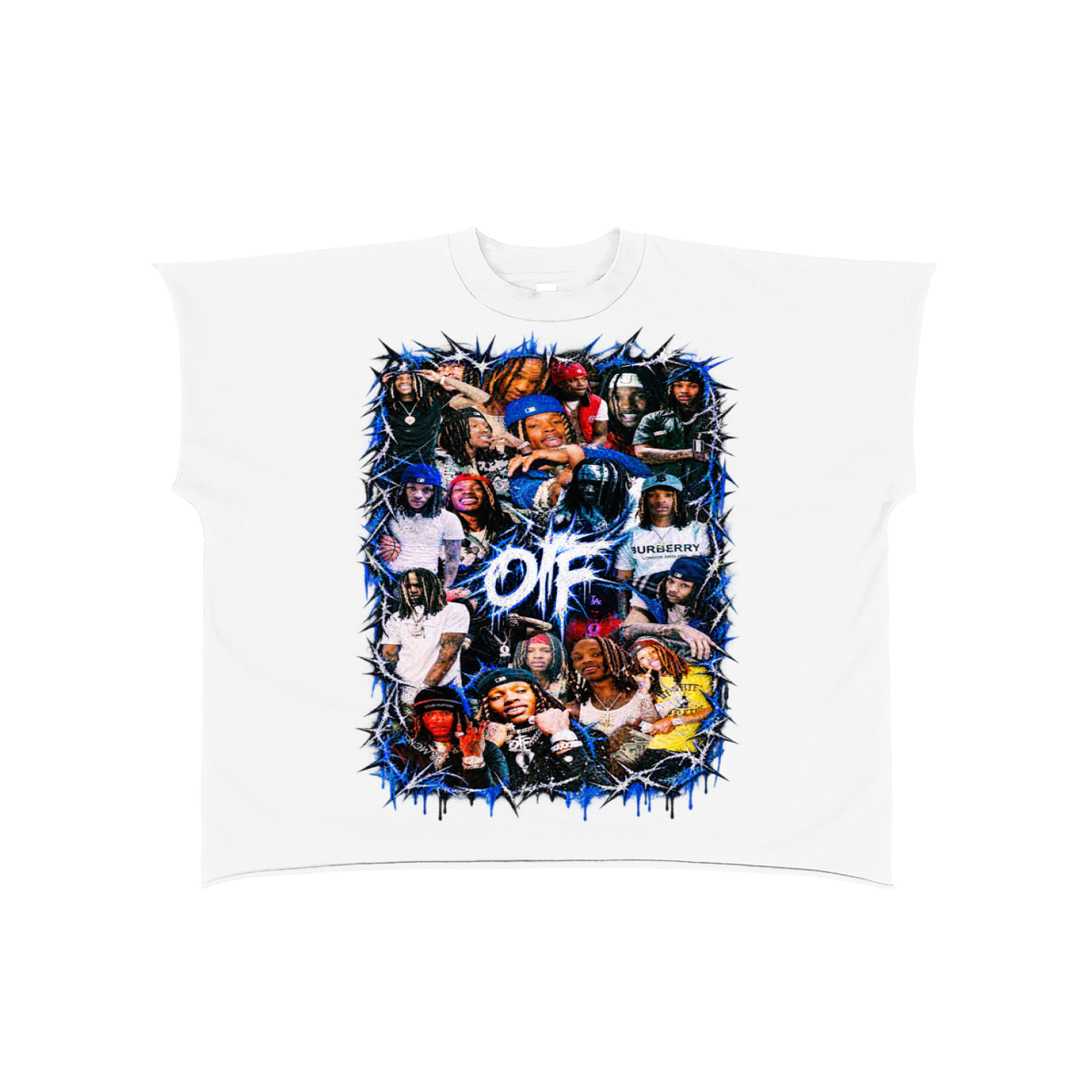 Von' Raw Edge Boxy Non-Shrink T-Shirt
