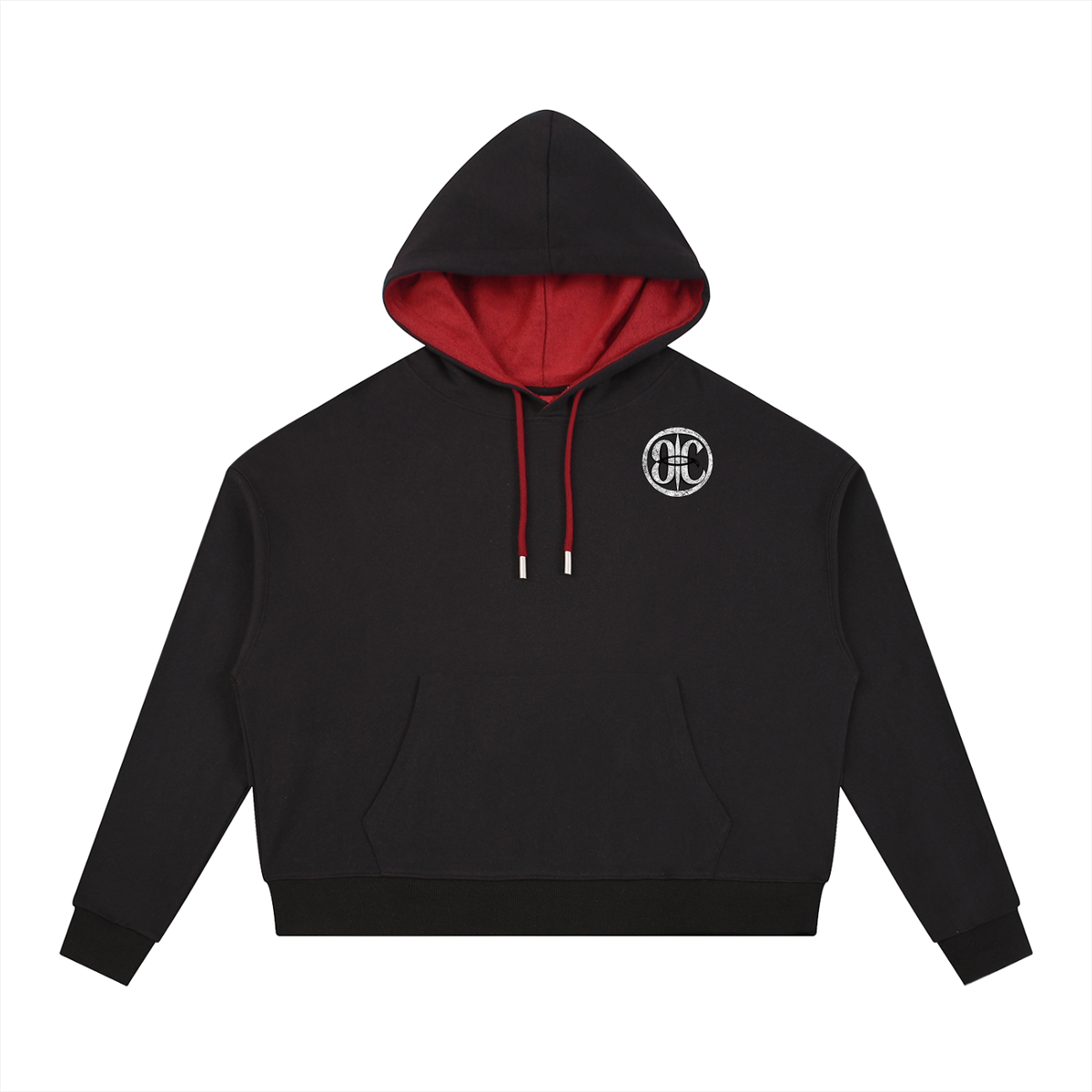 Overachievers Club' Contrast Drawstring Hoodie