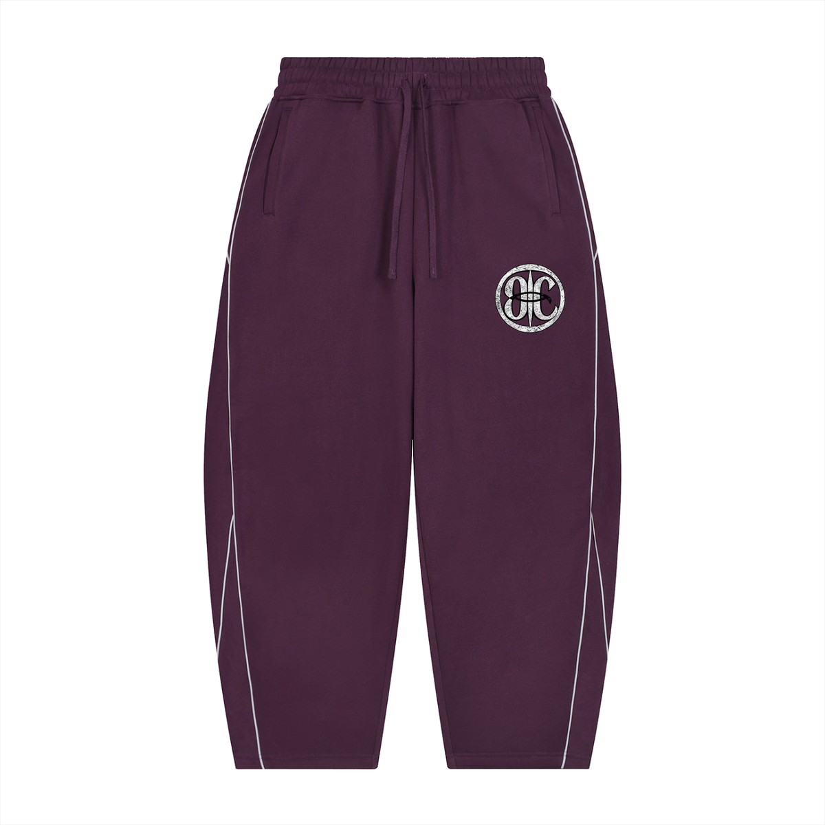 Overachievers Club' Oversized Piping Fleece Hoodie & Sweatpant
