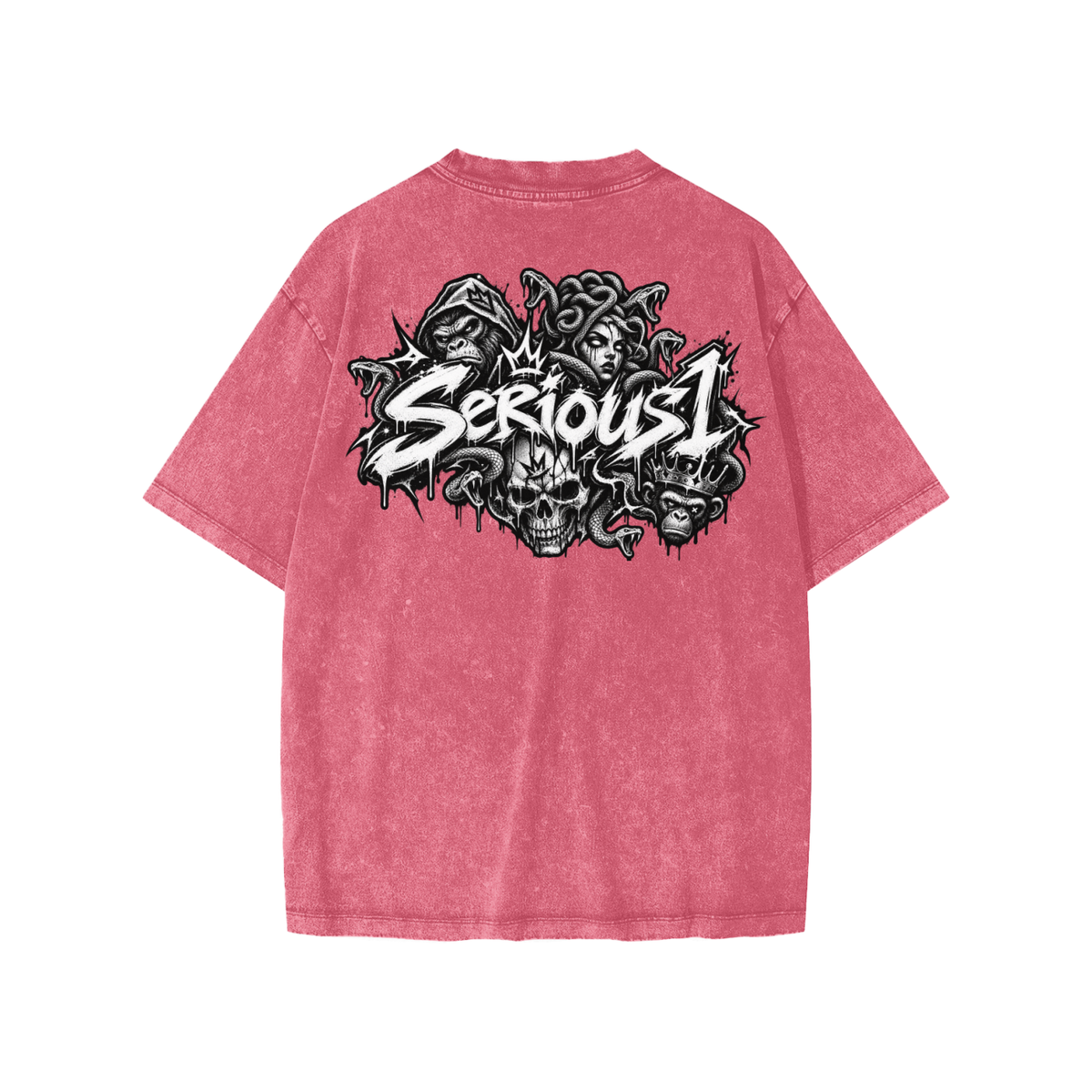 Serious1' Snow Washed Kids' T-Shirt & Shorts Fit