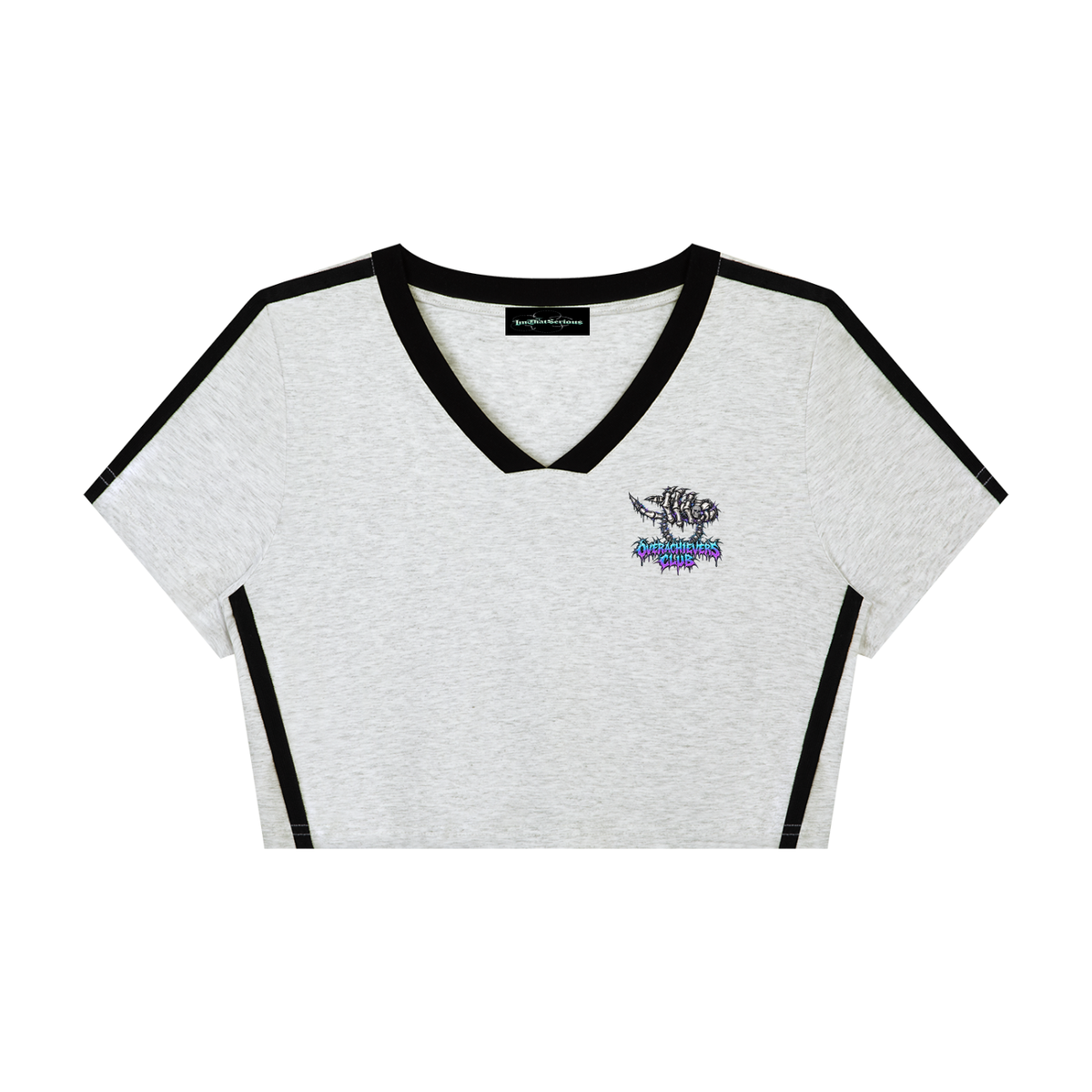Overachievers Club' Women’s Slim Fit Color Block T-Shirt