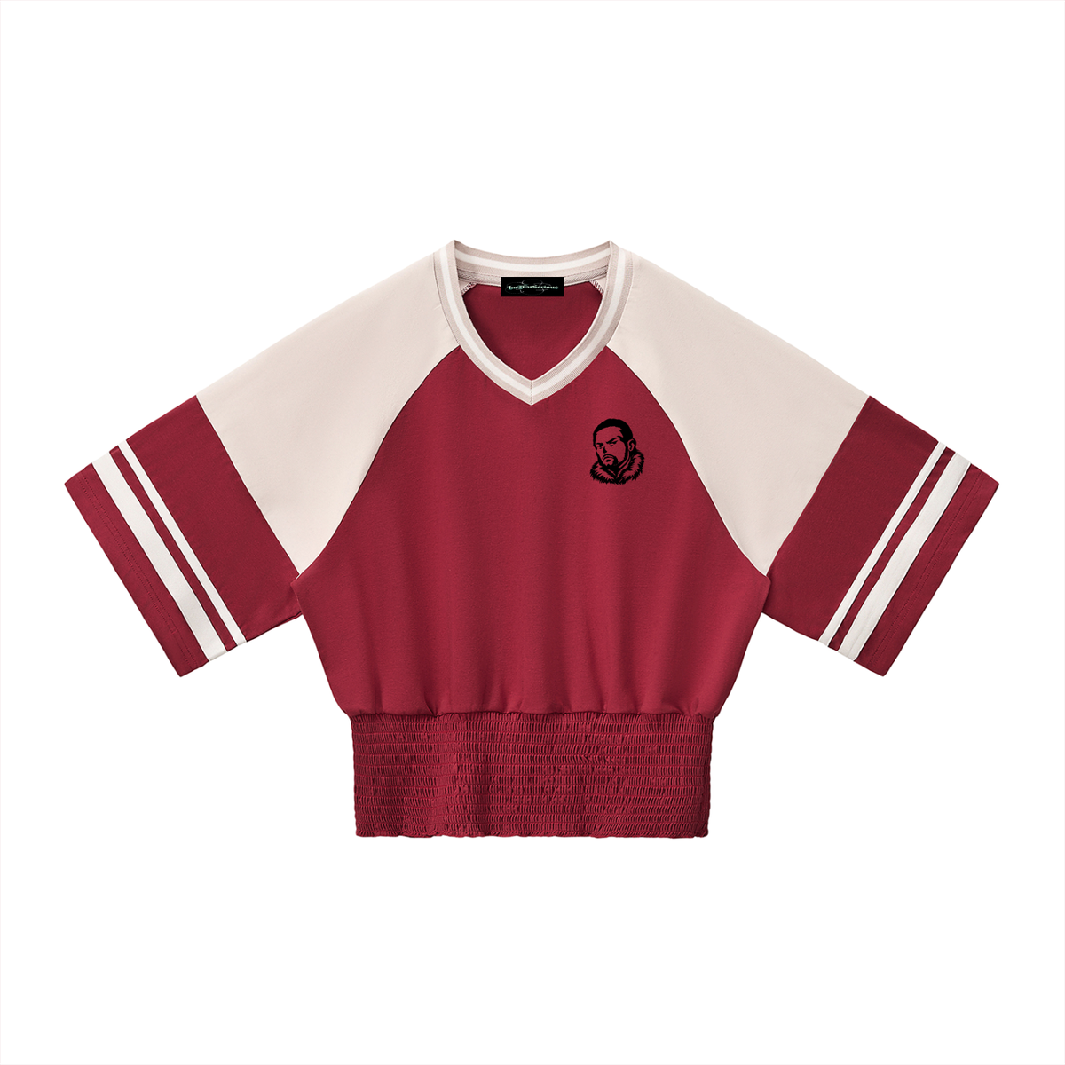 Women's Color Block Ruched T-Shirt
