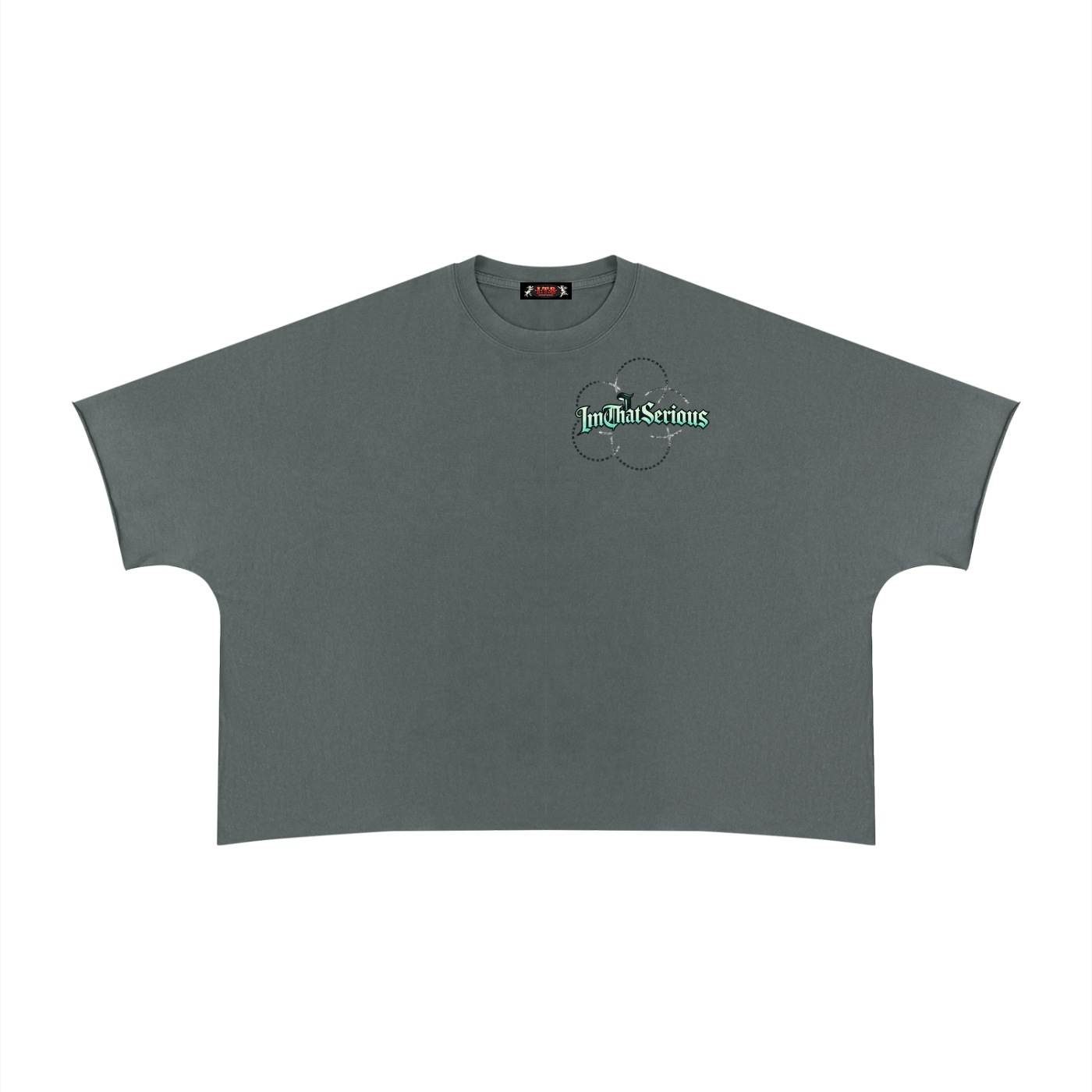 Unisex Heavyweight Boxy Raw Edge T-Shirt