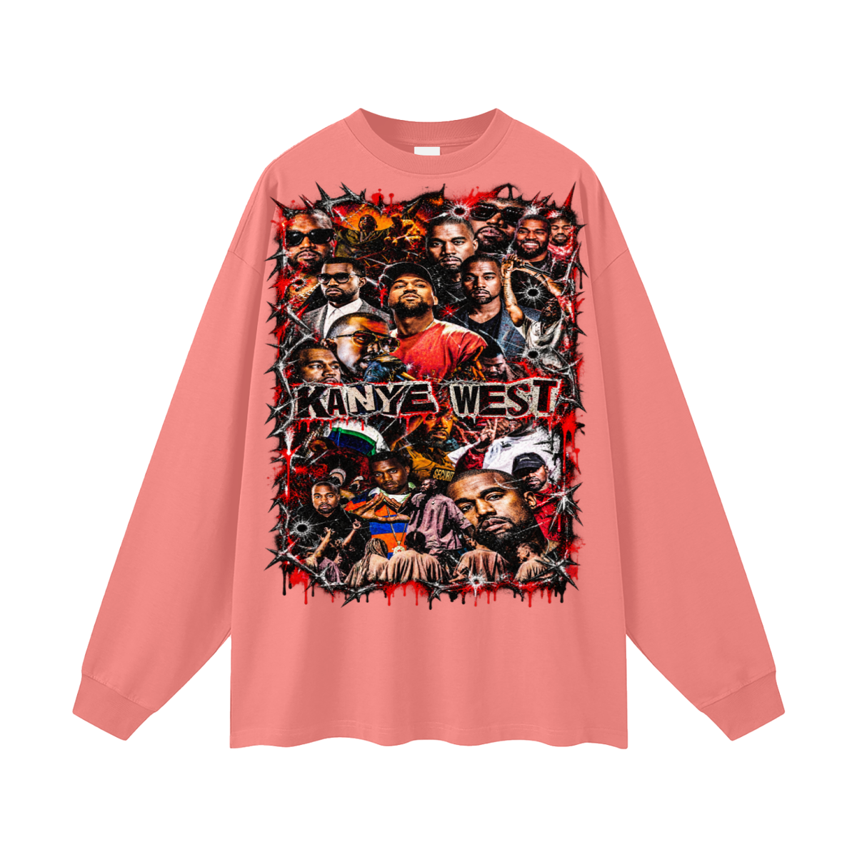 Kanye' Oversized Long Sleeve T-Shirt