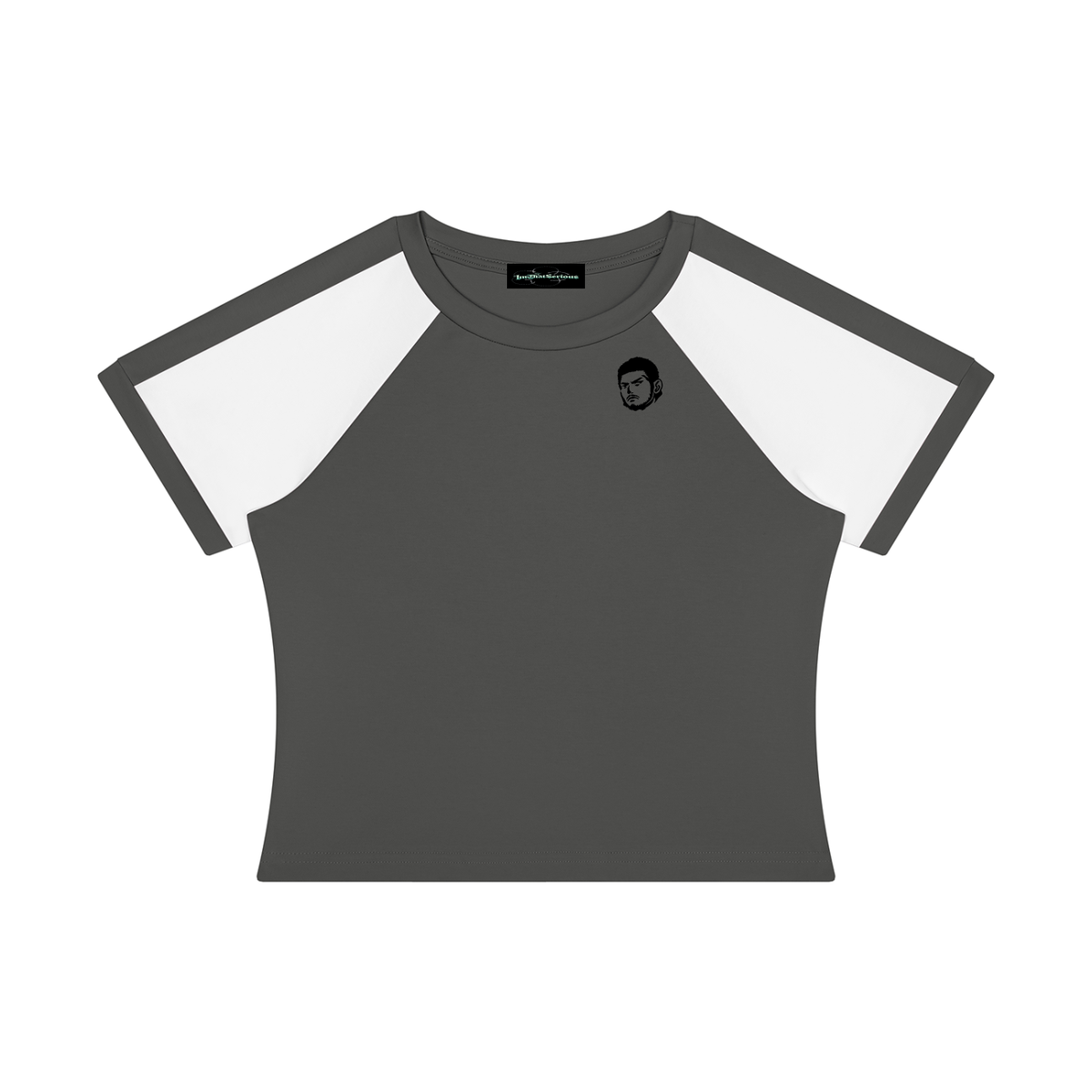 Overachievers Club' Women’s Slim Raglan Color Block T-Shirt