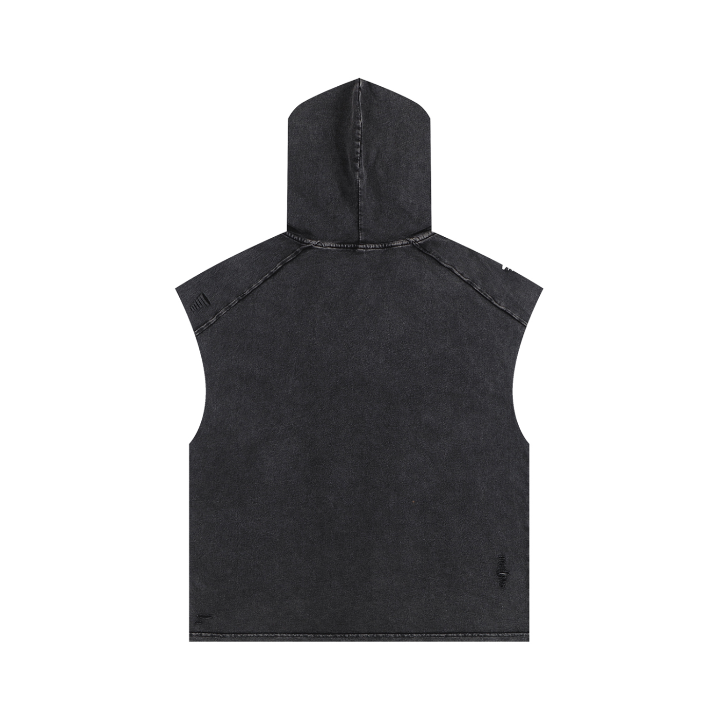 SoChaotic' Snow Washed Hooded Tank Top