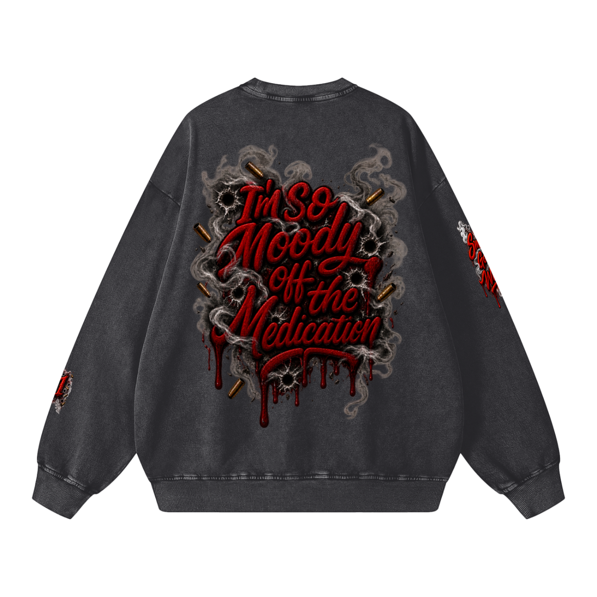 Durk' Snow Washed Oversized Sweatshirt