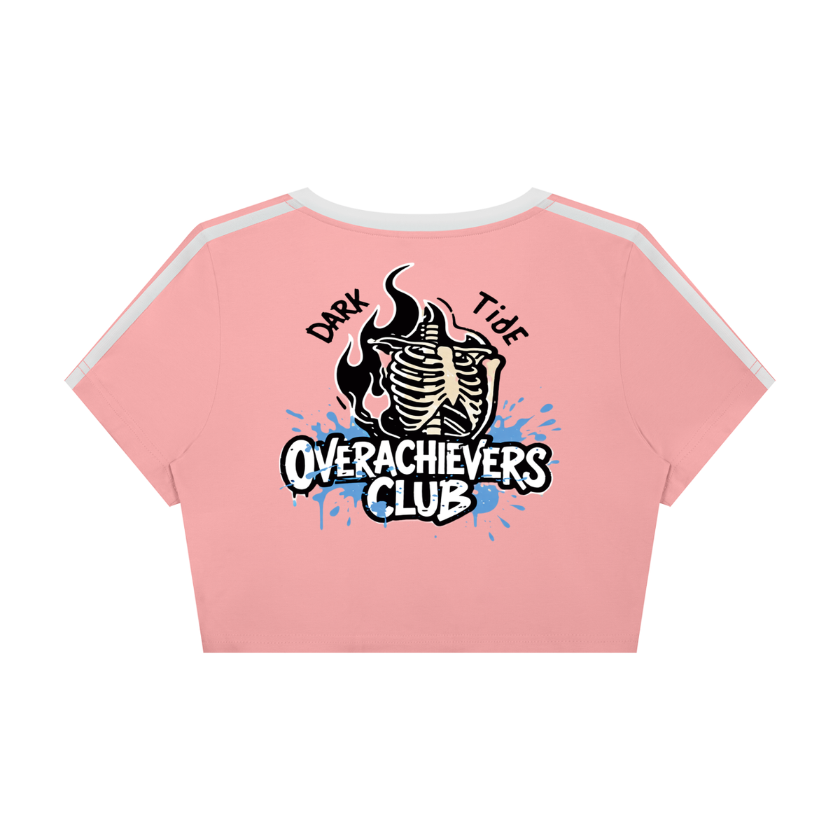 Overachievers Club' Women’s Slim Fit Color Block T-Shirt