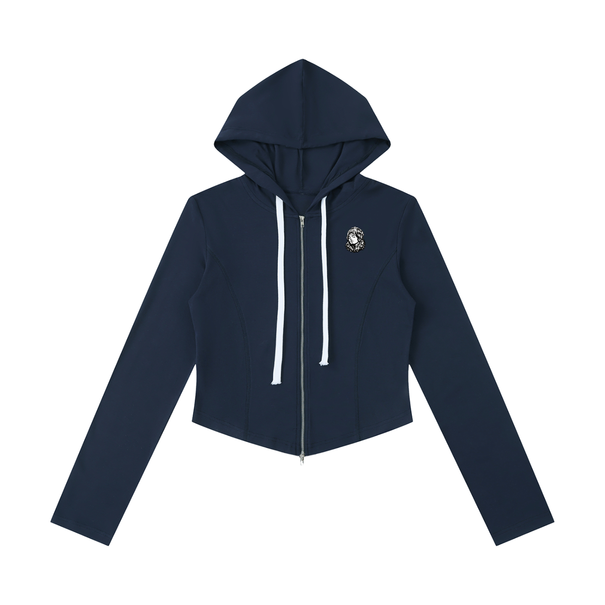 Overachievers Club' Women's Slim Cropped Full Zip Hoodie