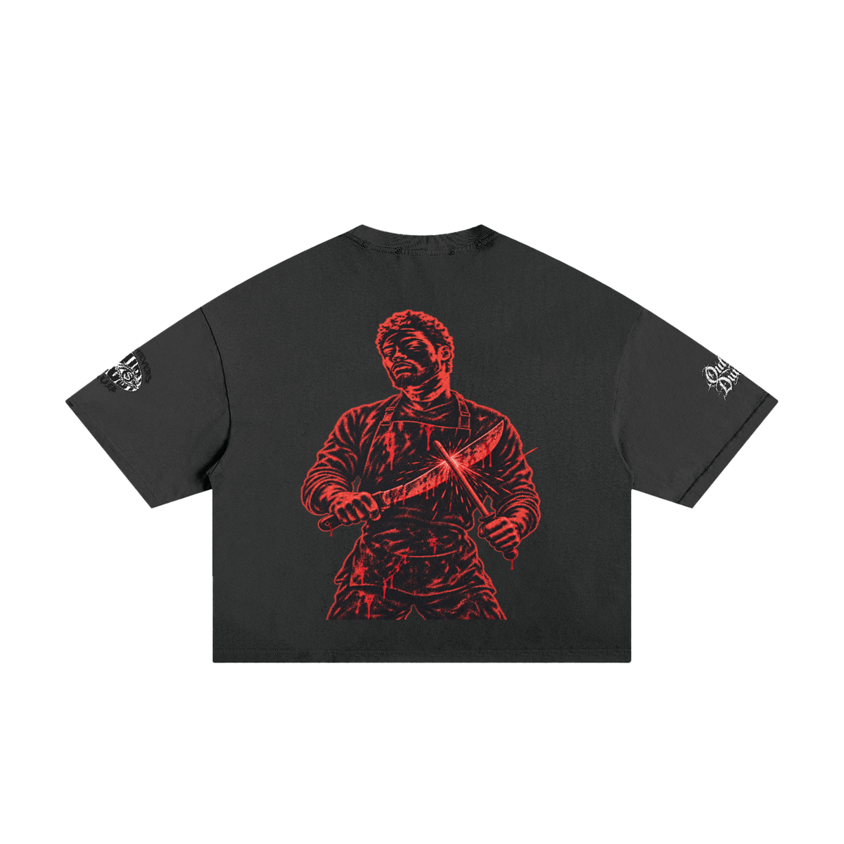 Overachievers Club' Frayed Boxy Tee