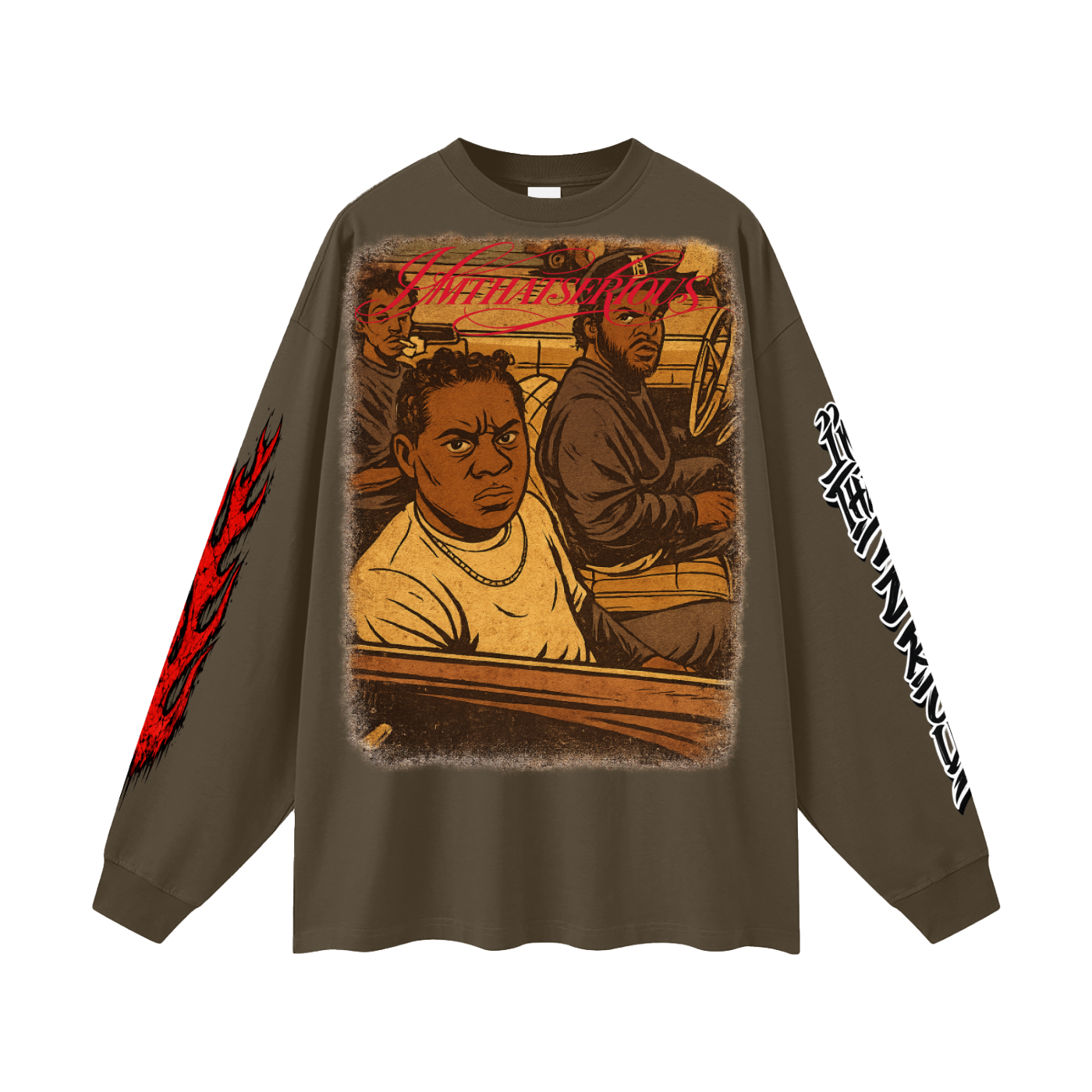 Oversized Unisex Long Sleeve T-Shirt