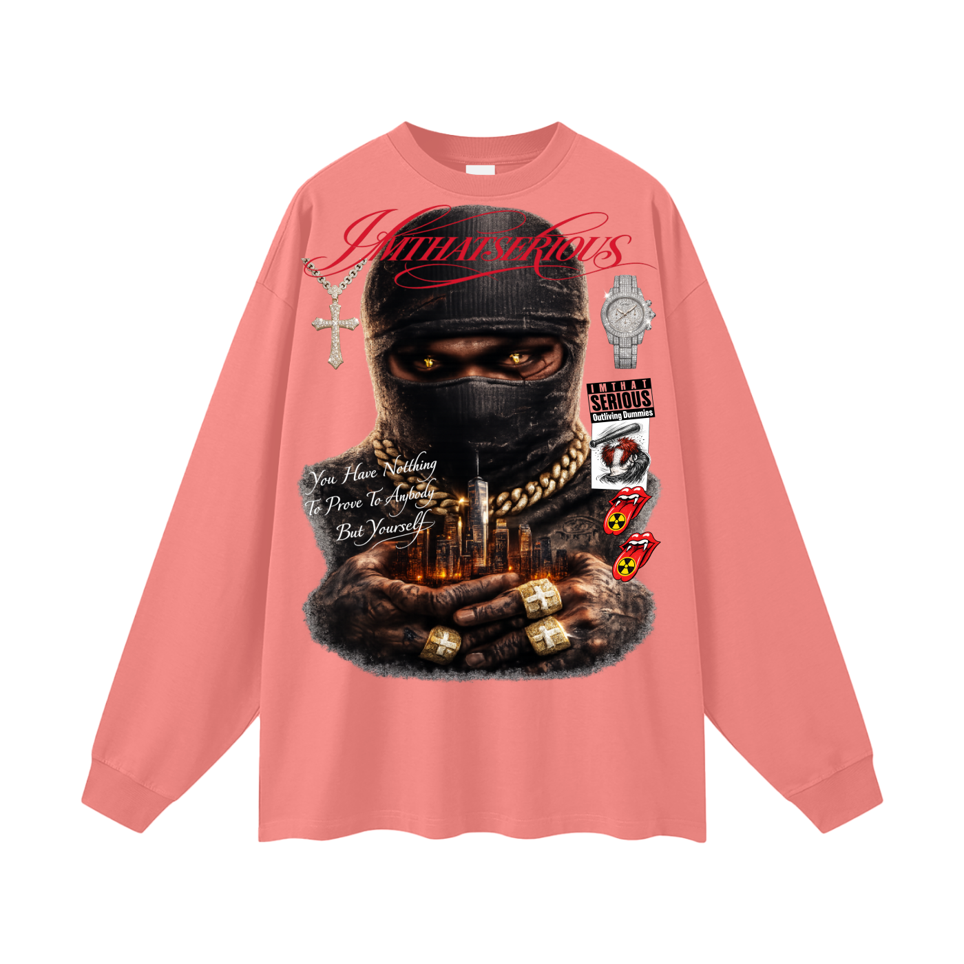 Oversized Unisex Long Sleeve T-Shirt
