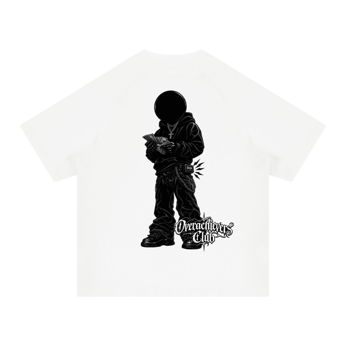 Camiseta raglán con paneles en contraste
