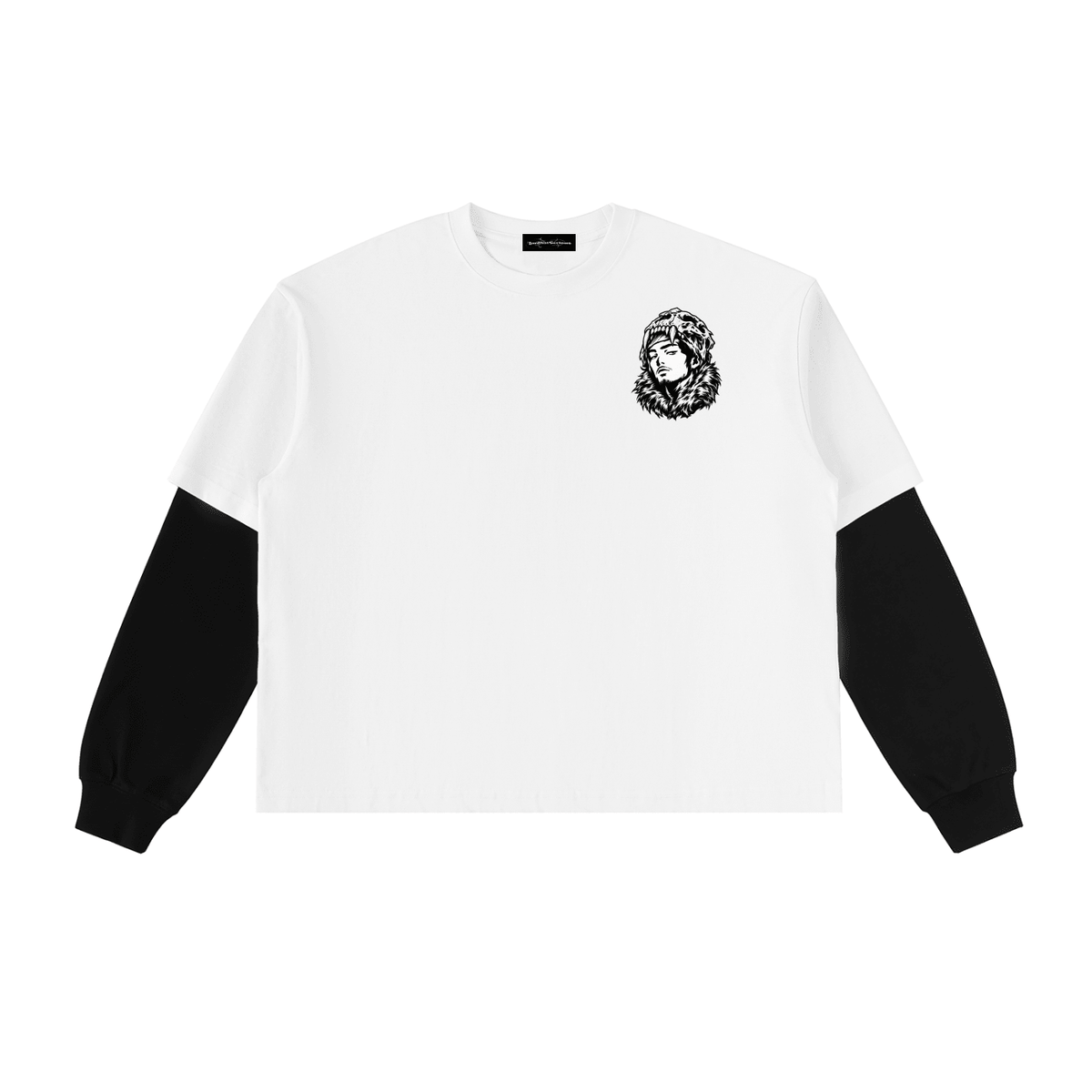 Overachievers Club' Layered Contrast Sleeve T-Shirt - ImThatSerious