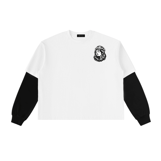 Overachievers Club' Layered Contrast Sleeve T-Shirt - ImThatSerious
