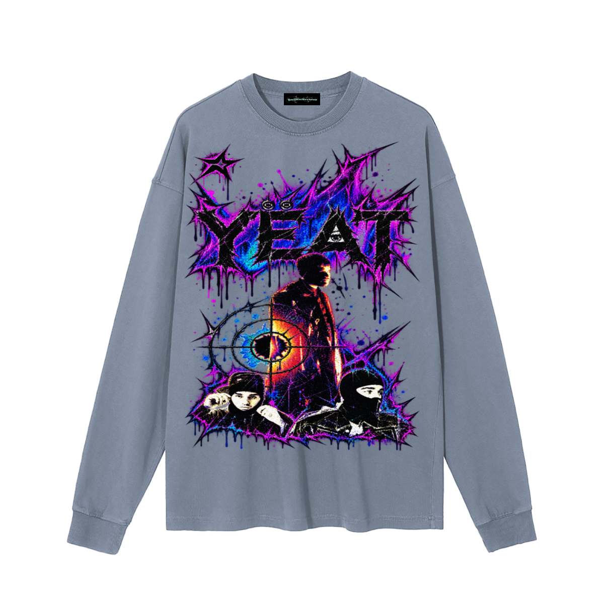 Yeat' Vintage Washed Long Sleeve T-Shirt