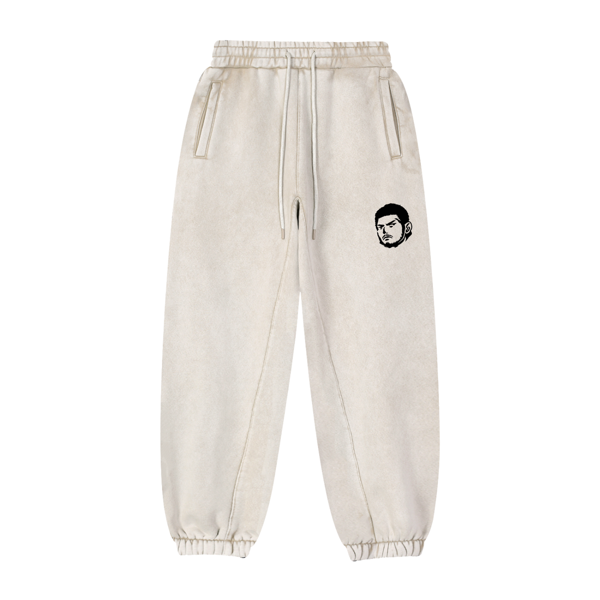 Overachievers Club' Snow Washed Cropped Hoodie & Sweatpants