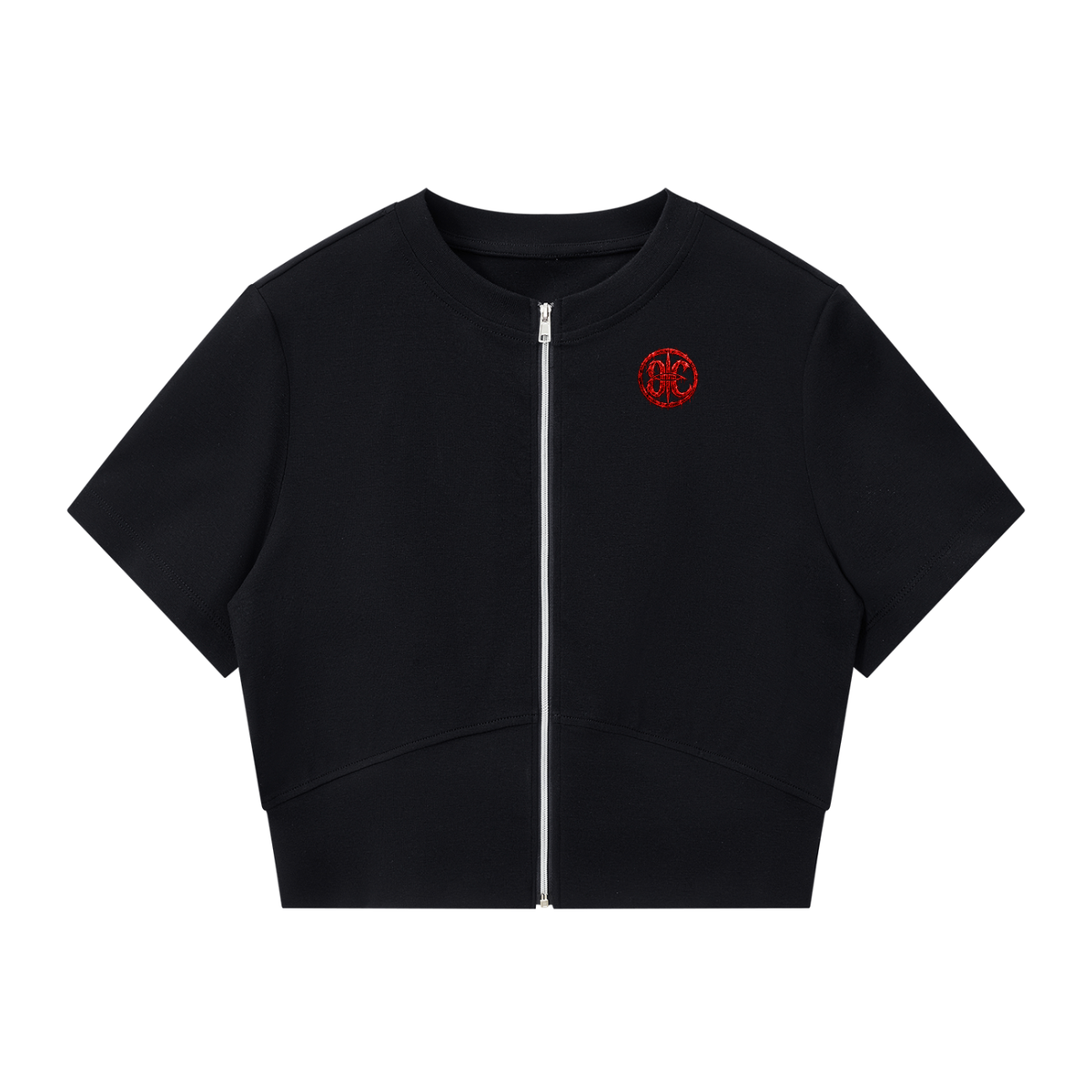 Overachievers Club' Women’s Paneling Full Zip T-Shirt