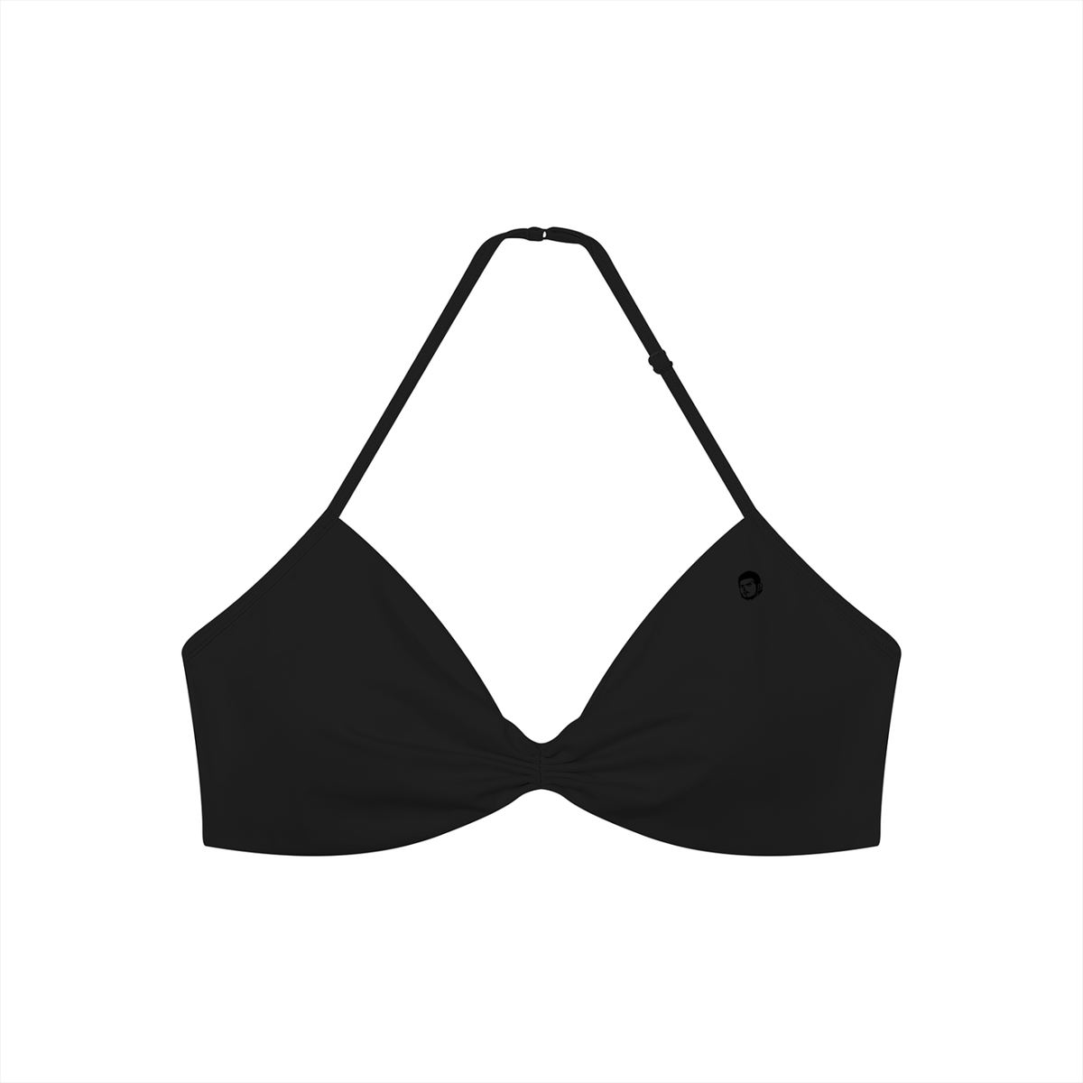 Women’s Ruched Halter-Neck Sports Bra