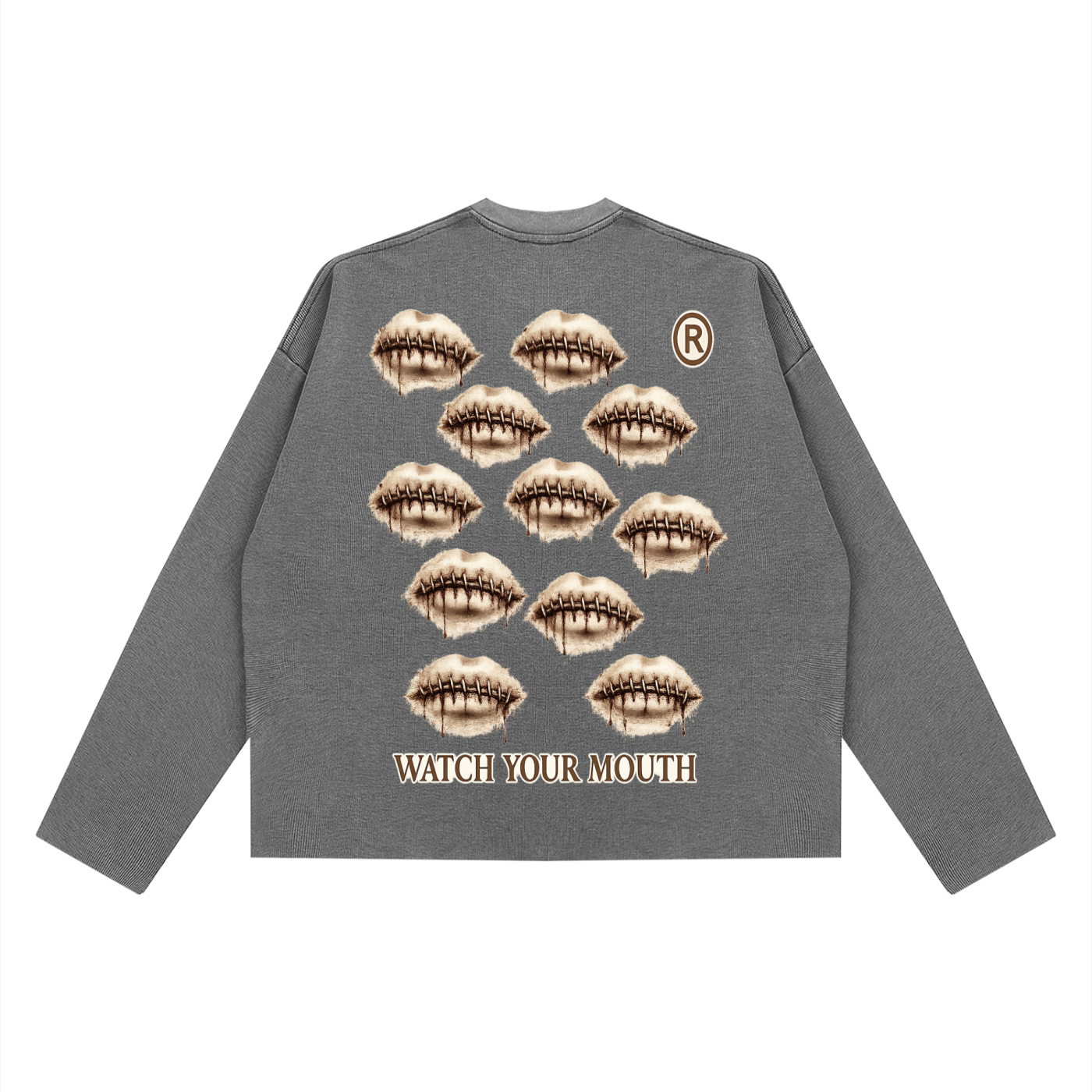 Unisex Vintage Wash Boxy  Waffle Raw Edge T-Shirt