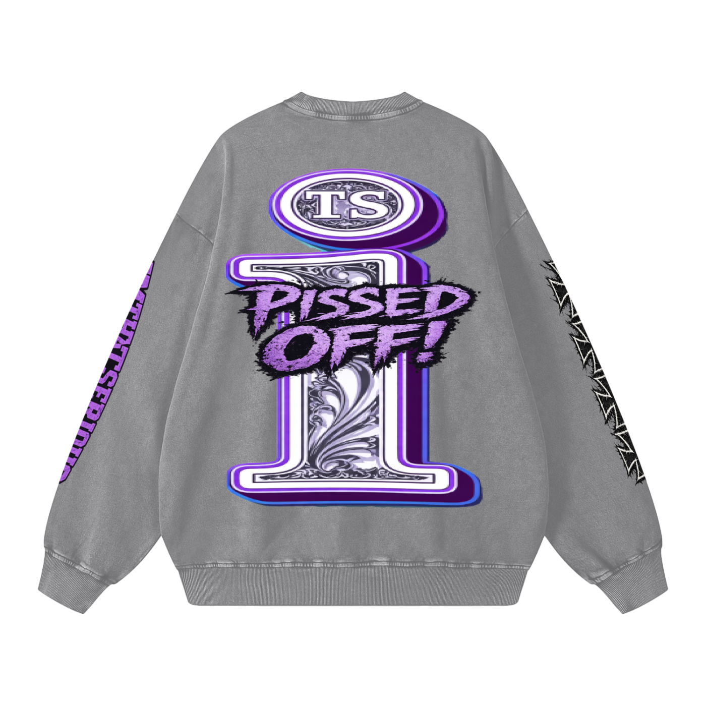 Snow Washed Oversized Sweatshirt