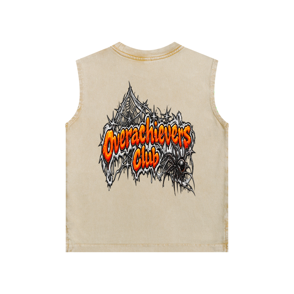 Overachievers Club' Snow Washed Kids' Tank Top & Shorts