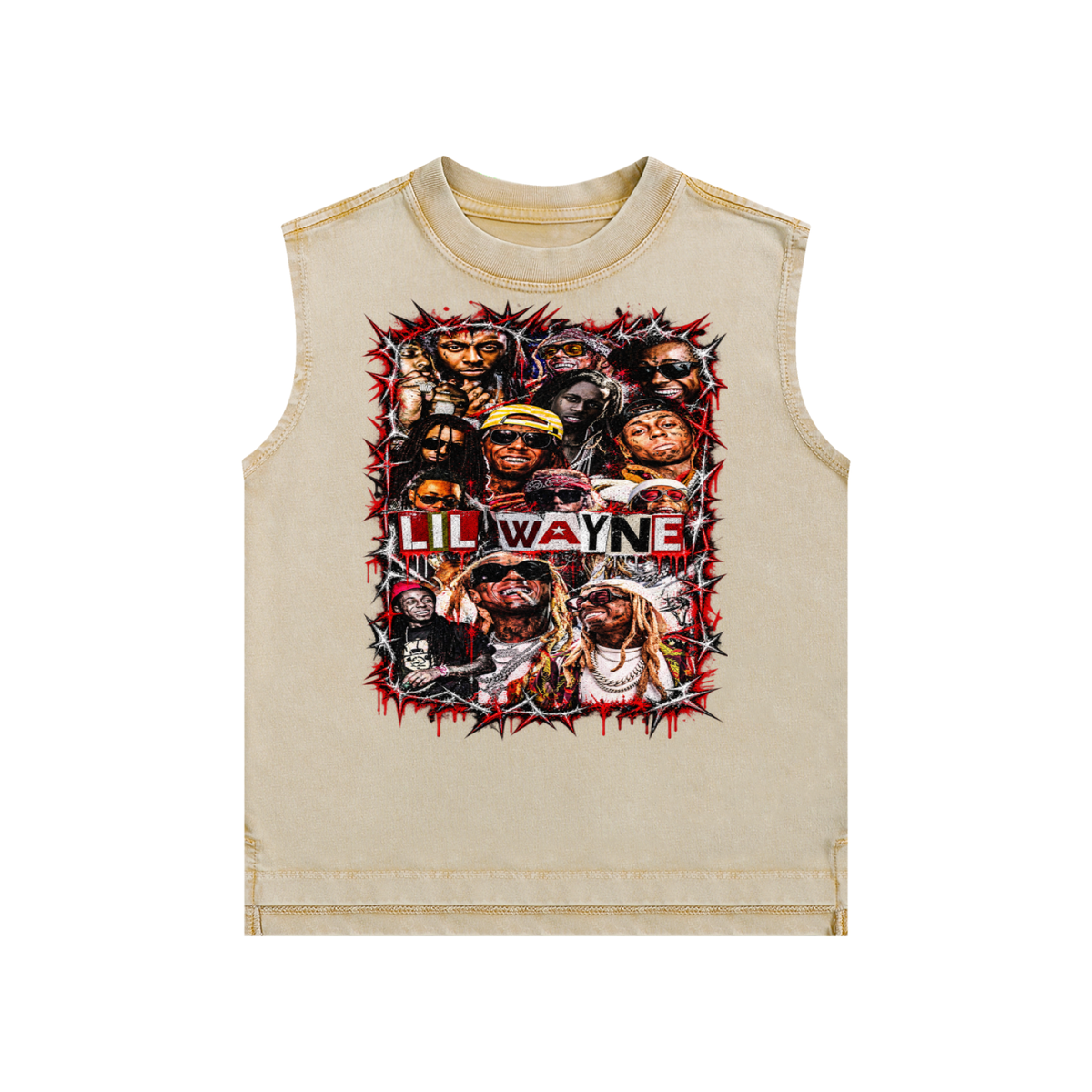 Weezy' Snow Washed Kids' Tank Top