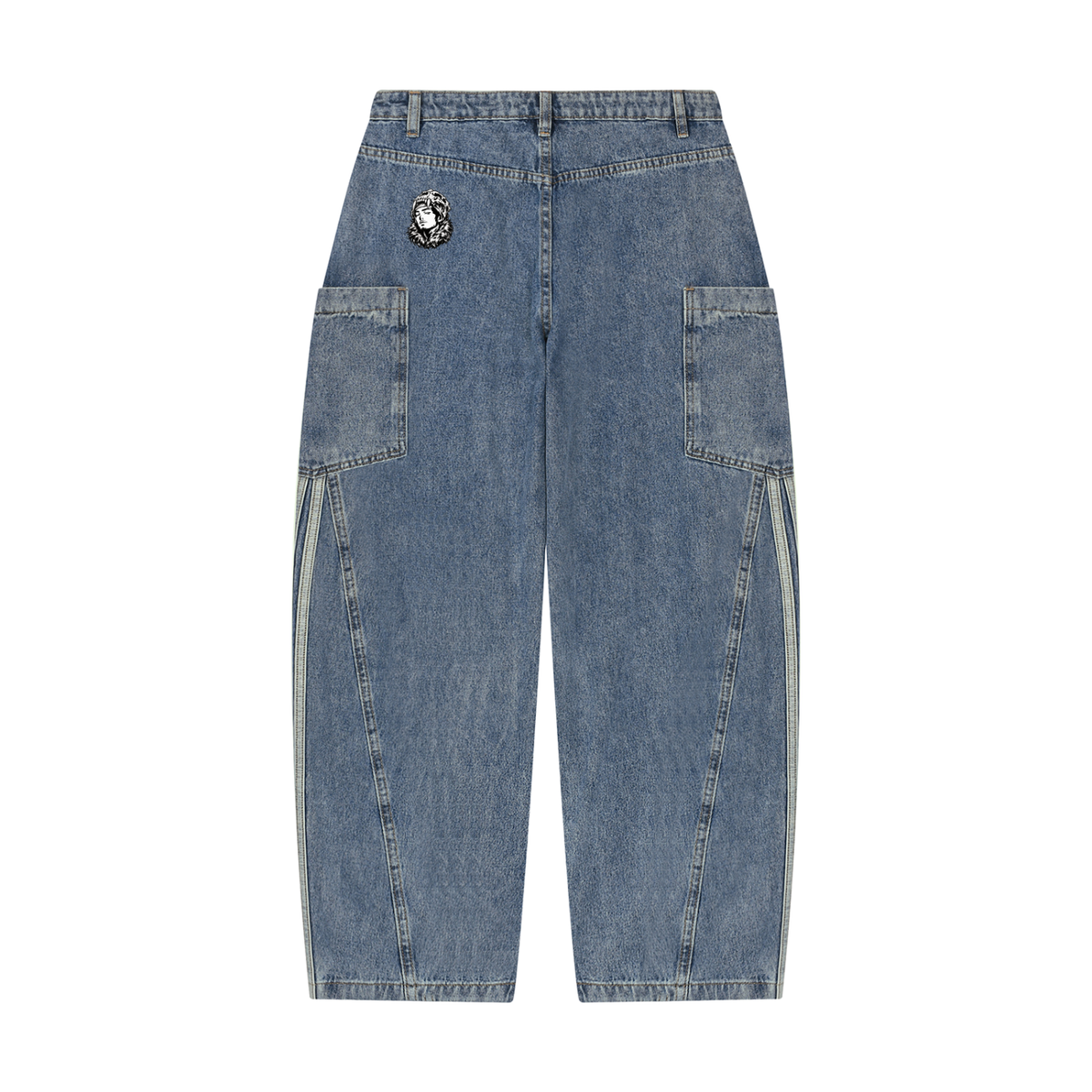 Women's Vintage Wash Barrel Jeans