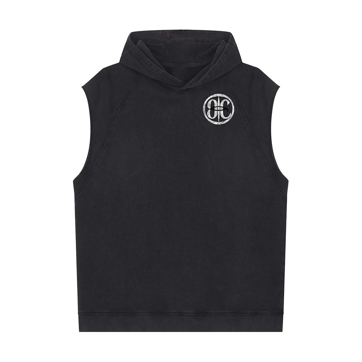 Overachievers Club' Snow Washed Sleeveless Hoodie