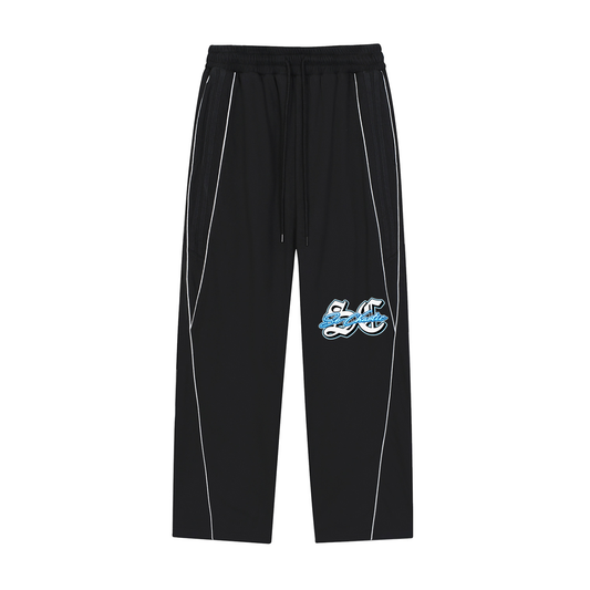 SoChaotic’ Reflection Striped Straight-Leg Sweatpants
