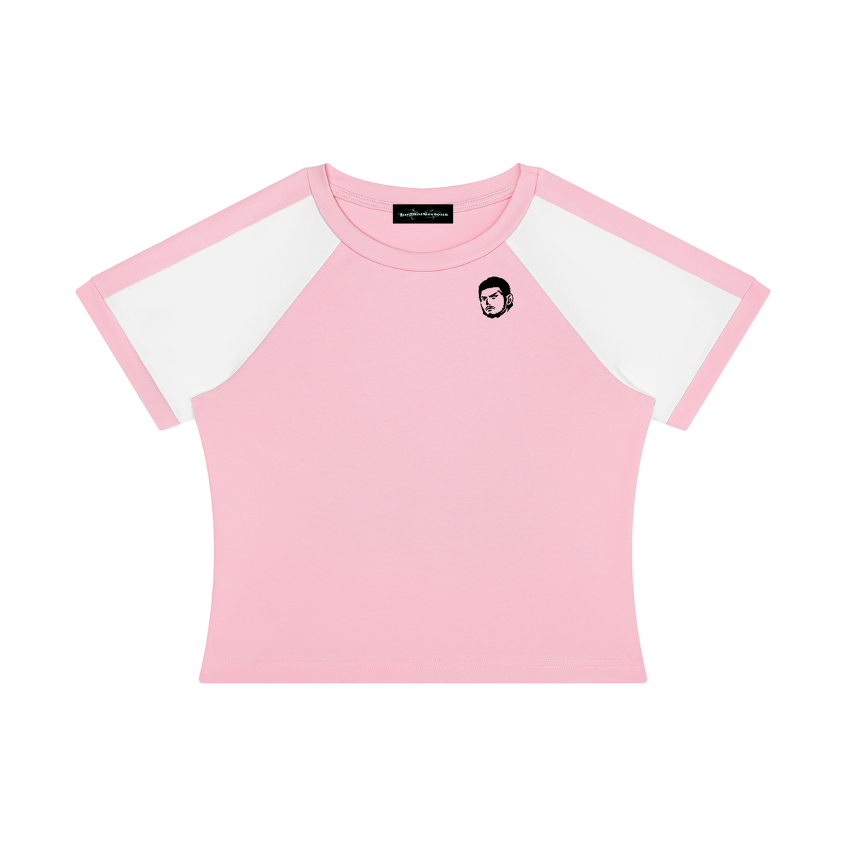 Overachievers Club' Women’s Slim Raglan Color Block T-Shirt