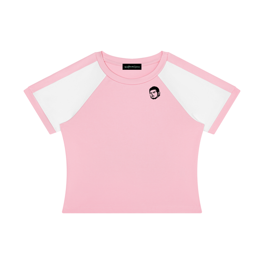 Overachievers Club' Women’s Slim Raglan Color Block T-Shirt