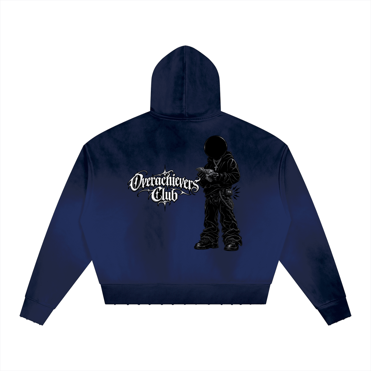 Overachievers Club' Sunfade Distressed Boxy Hoodie - ImThatSerious