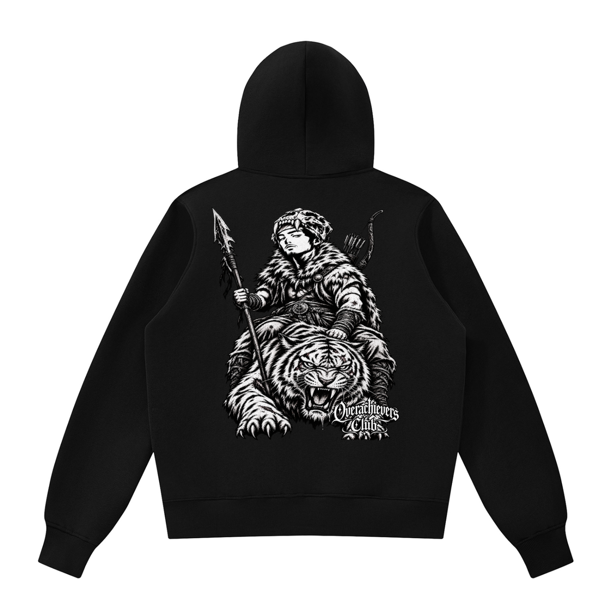 Overachievers Club' Oversized Fleece Boxy Hoodie, Sweatshirt, Sweatpant & Shorts Fit