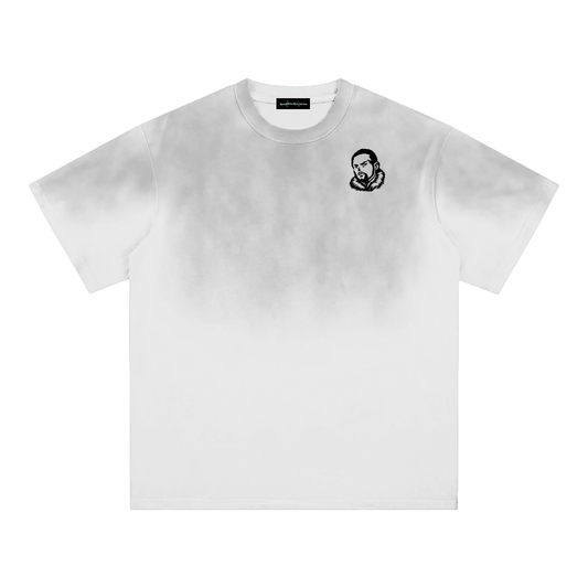 Overachievers Club' Camiseta con degradado en el borde y efecto descolorido por el sol