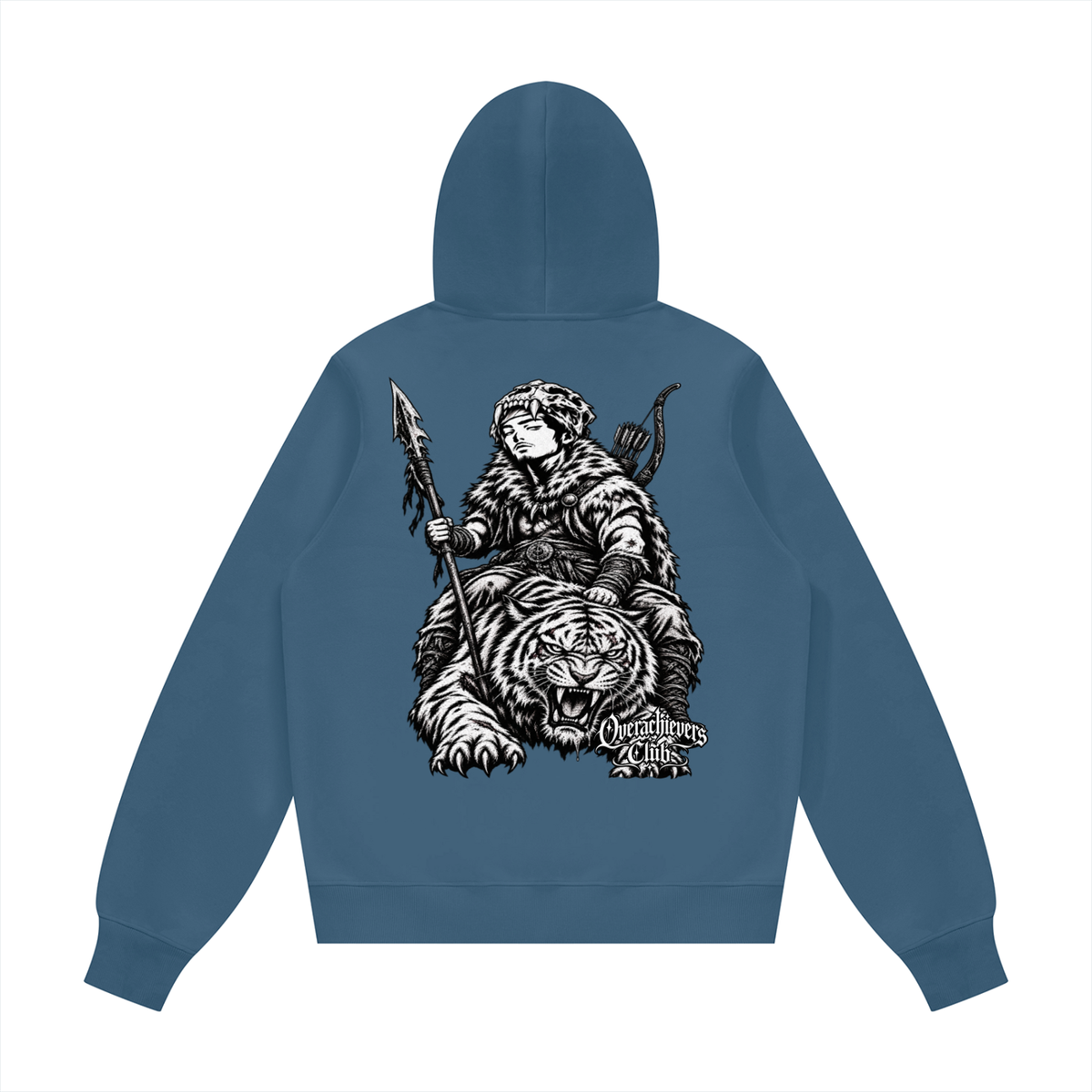 Overachievers Club' Oversized Fleece Boxy Hoodie, Sweatshirt, Sweatpant & Shorts Fit