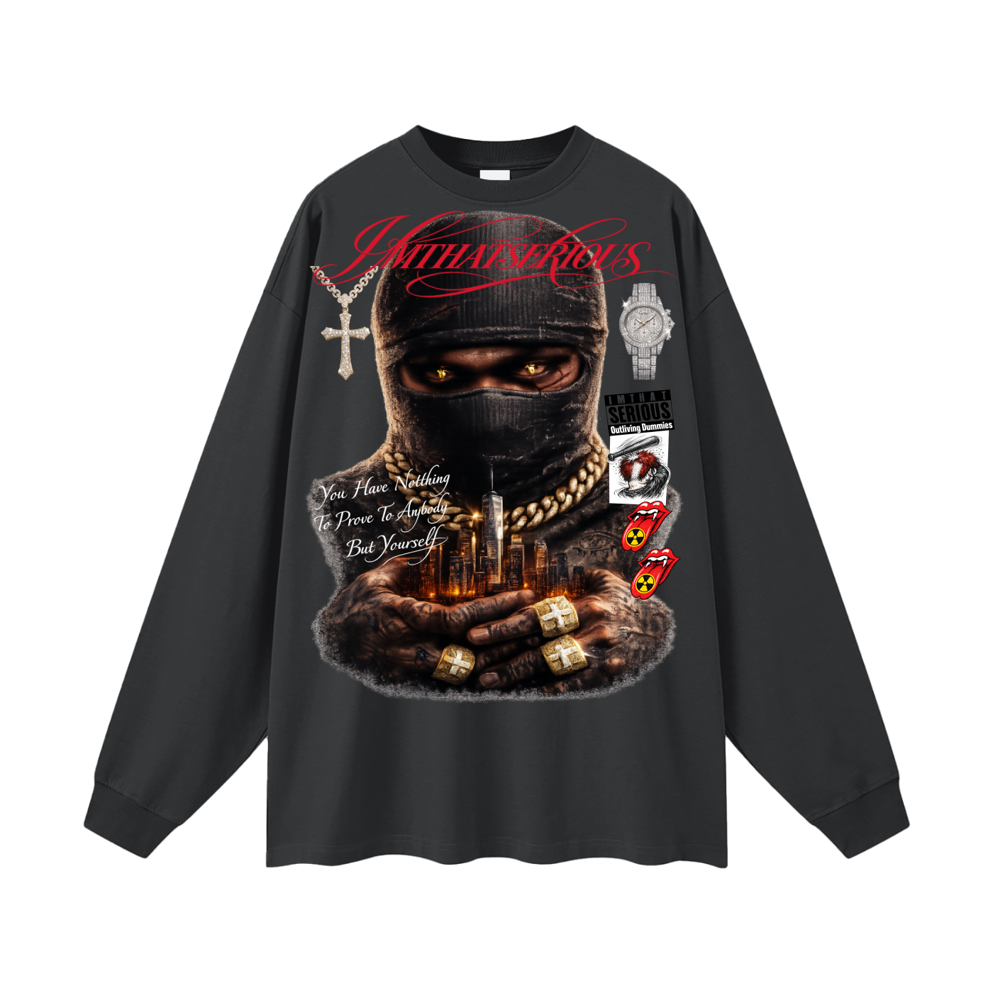 Oversized Unisex Long Sleeve T-Shirt