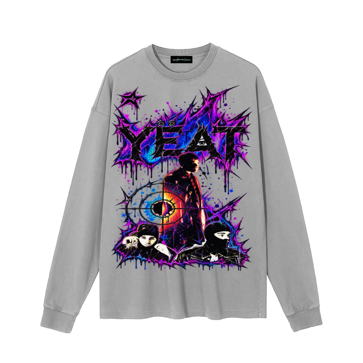 Yeat' Vintage Washed Long Sleeve T-Shirt