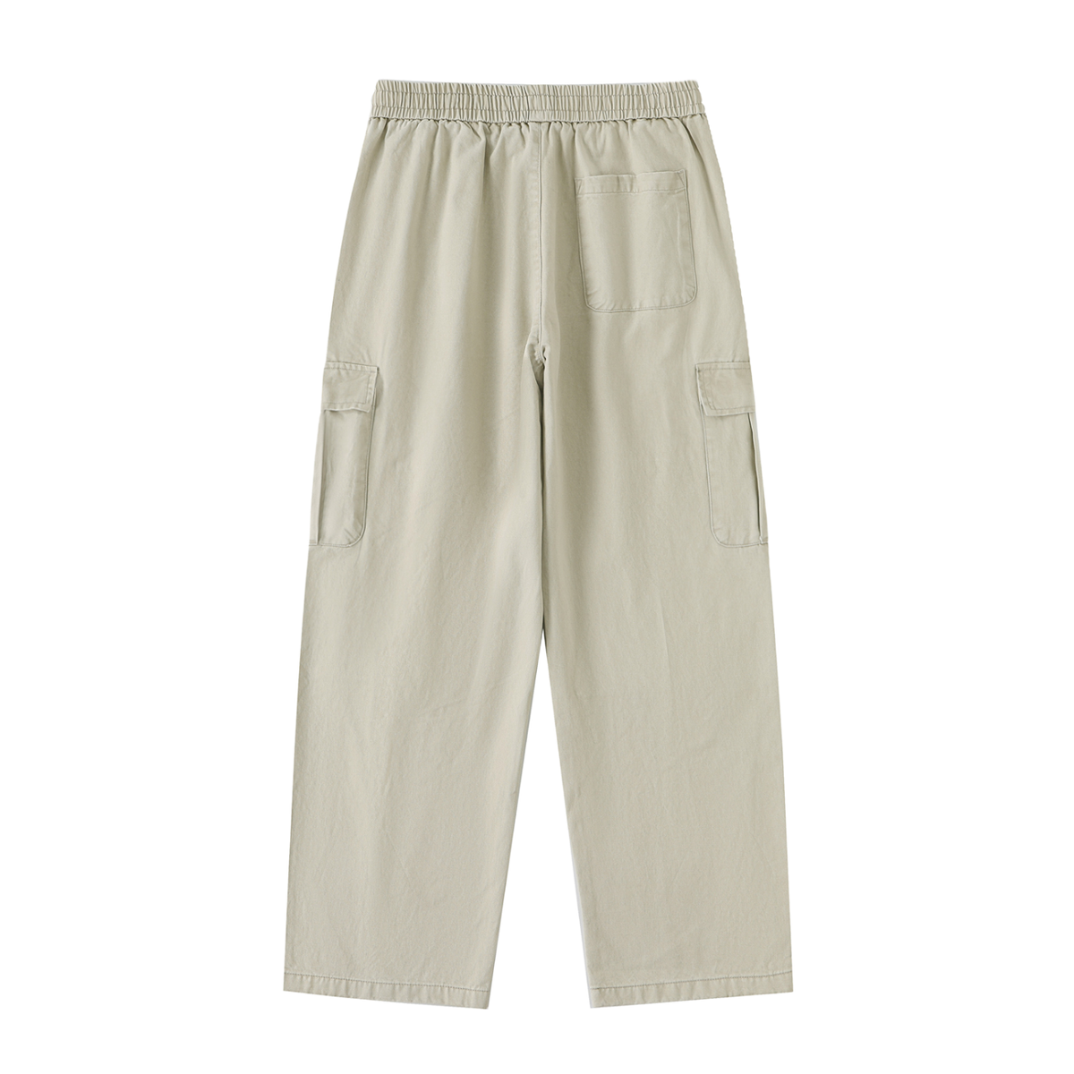 Drawstring Waist Cargo Pants